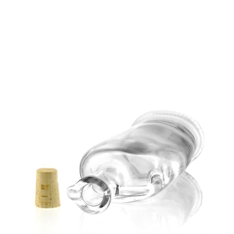 500 ml steklena steklenica »Eleganta«, ovalna, ustje: pluta