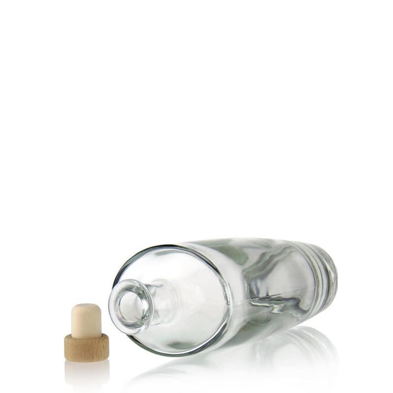 500 ml steklena steklenica »Vanessa«, ovalna, ustje: pluta