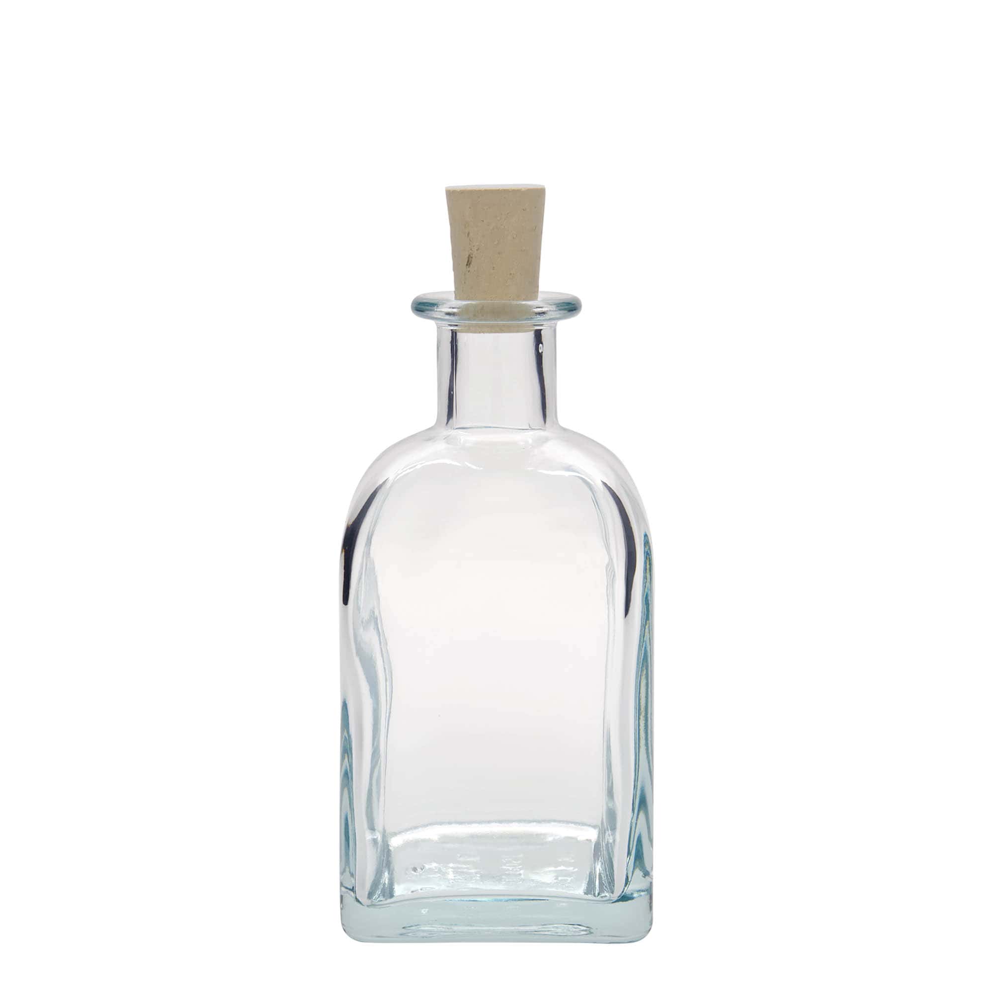 350 ml steklenica Apotheker Carré, kvadratna, odprtina: pluta