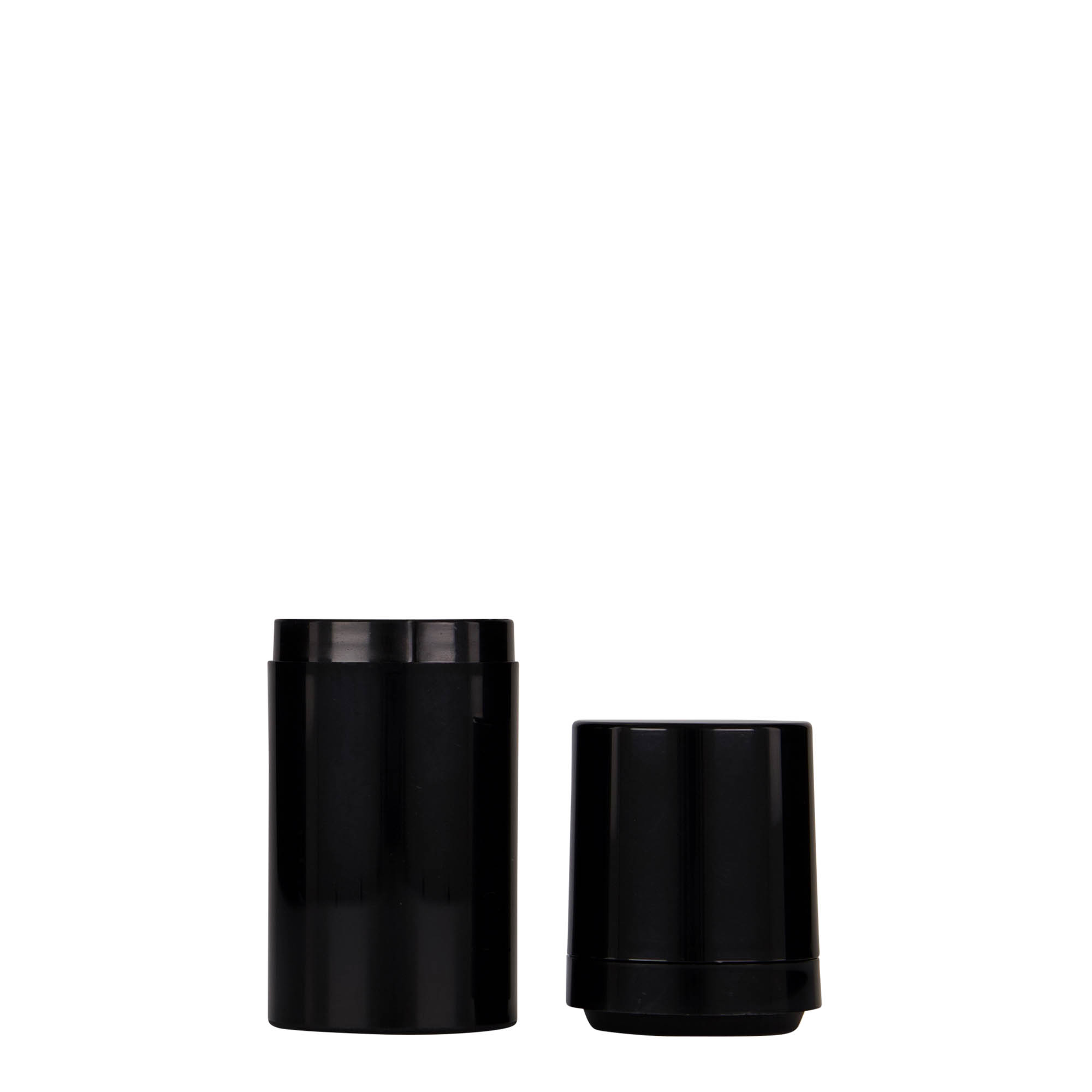 30 ml brez-zračni dozirnik 'Mezzo', PP-plastika, črn