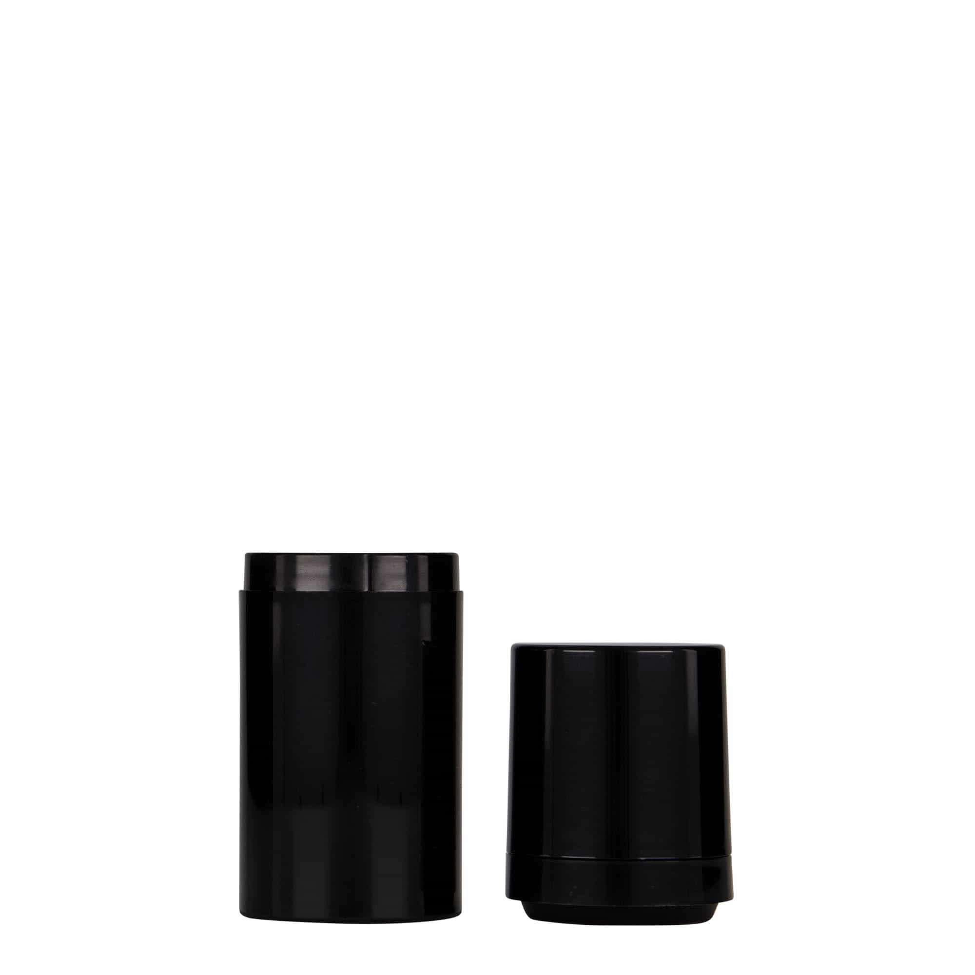 30 ml brez-zračni dozirnik 'Mezzo', PP-plastika, črn