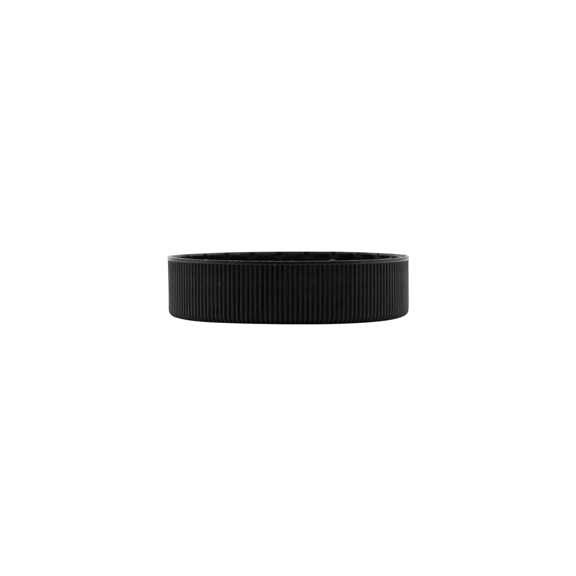 Zavrtni zamašek z EPE vložkom, PP plastika, črn, za odprtino: DIN 60