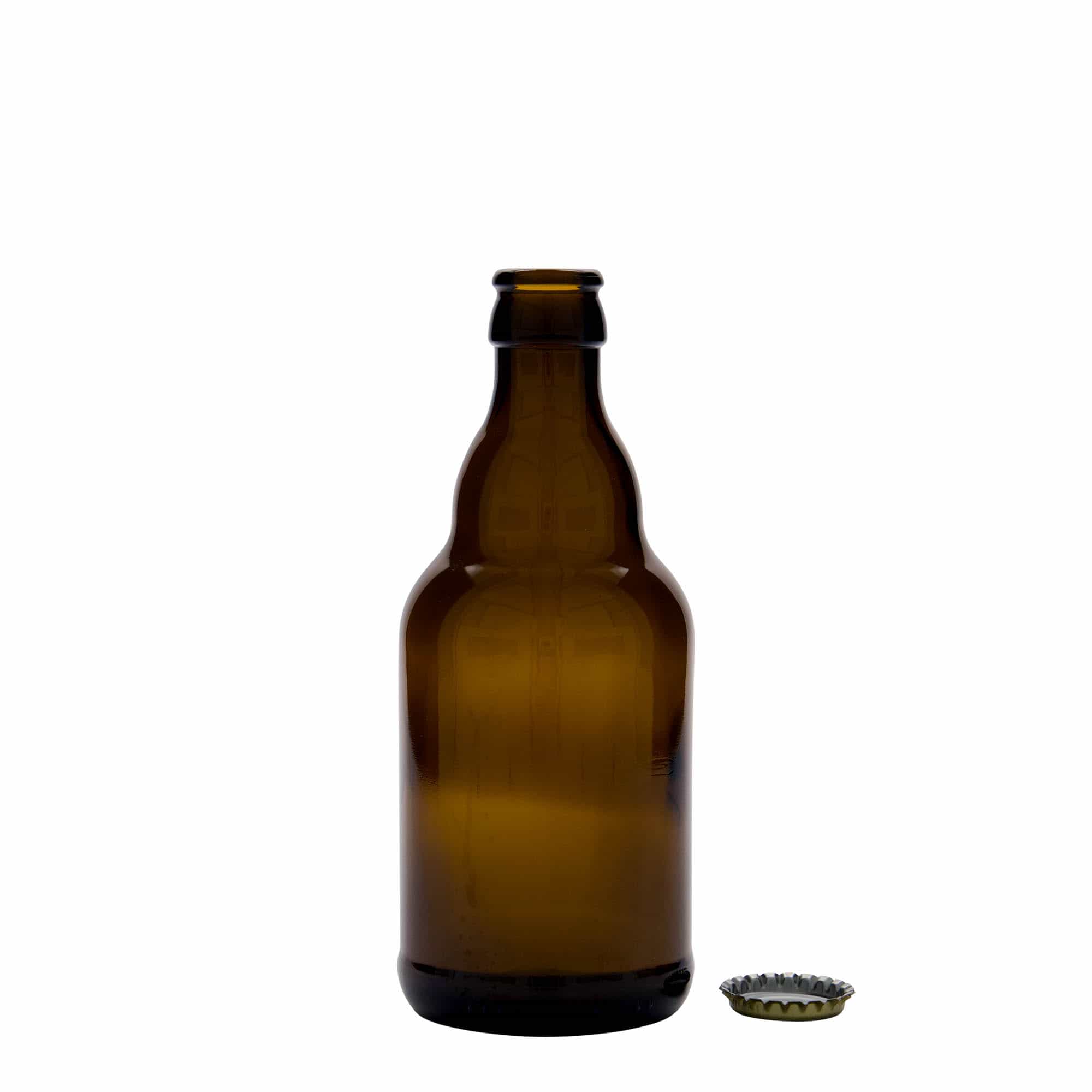 330 ml steklenica piva 'Steinie', steklo, rjava, odprtina: kronkapsula
