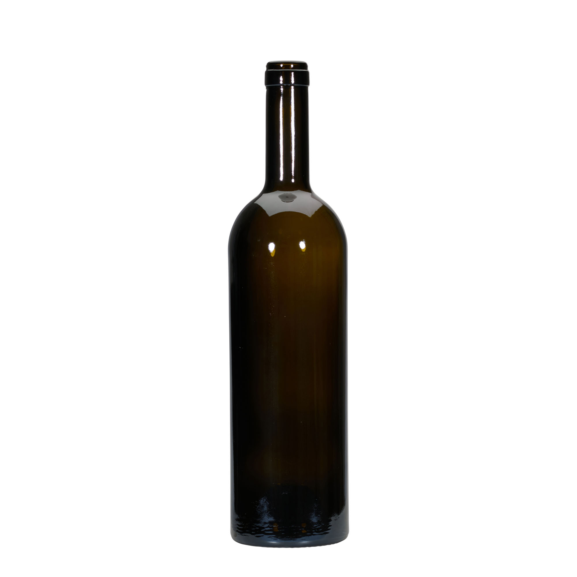 750 ml vinska steklenica 'Golia', starozelena, odprtina: pluta