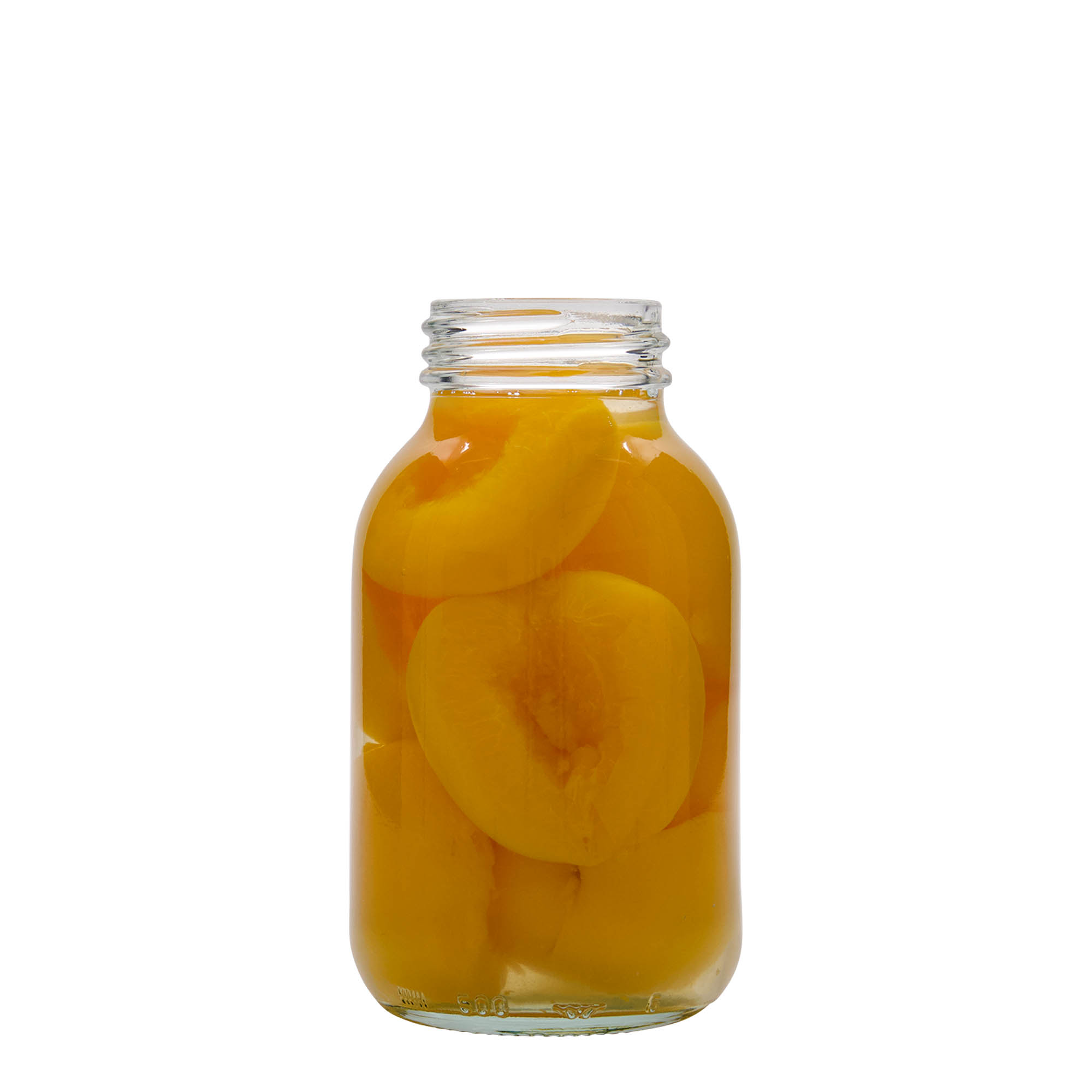 500 ml steklen kozarec z širokim vratom, odprtina: DIN 55