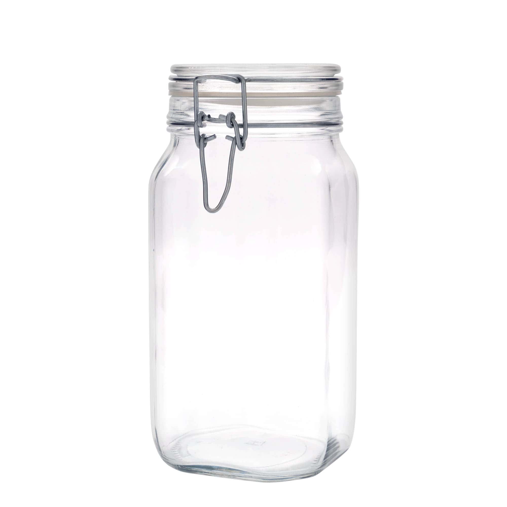 1.500 ml steklenica s kovinskim sponkom 'Fido', kvadratna, odprtina: kovinska sponka 1.500 ml steklenica s kovinskim sponkom 'Fido', kvadratna, odprtina: kovinska sponka