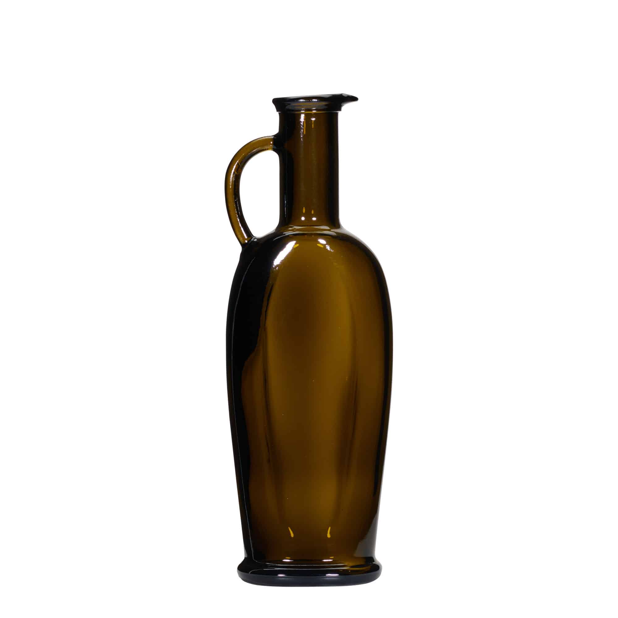 250 ml steklena steklenica »Eleganta«, ovalna, antično zelena, ustje: pluta 250 ml steklena steklenica »Eleganta«, ovalna, antično zelena, ustje: pluta
