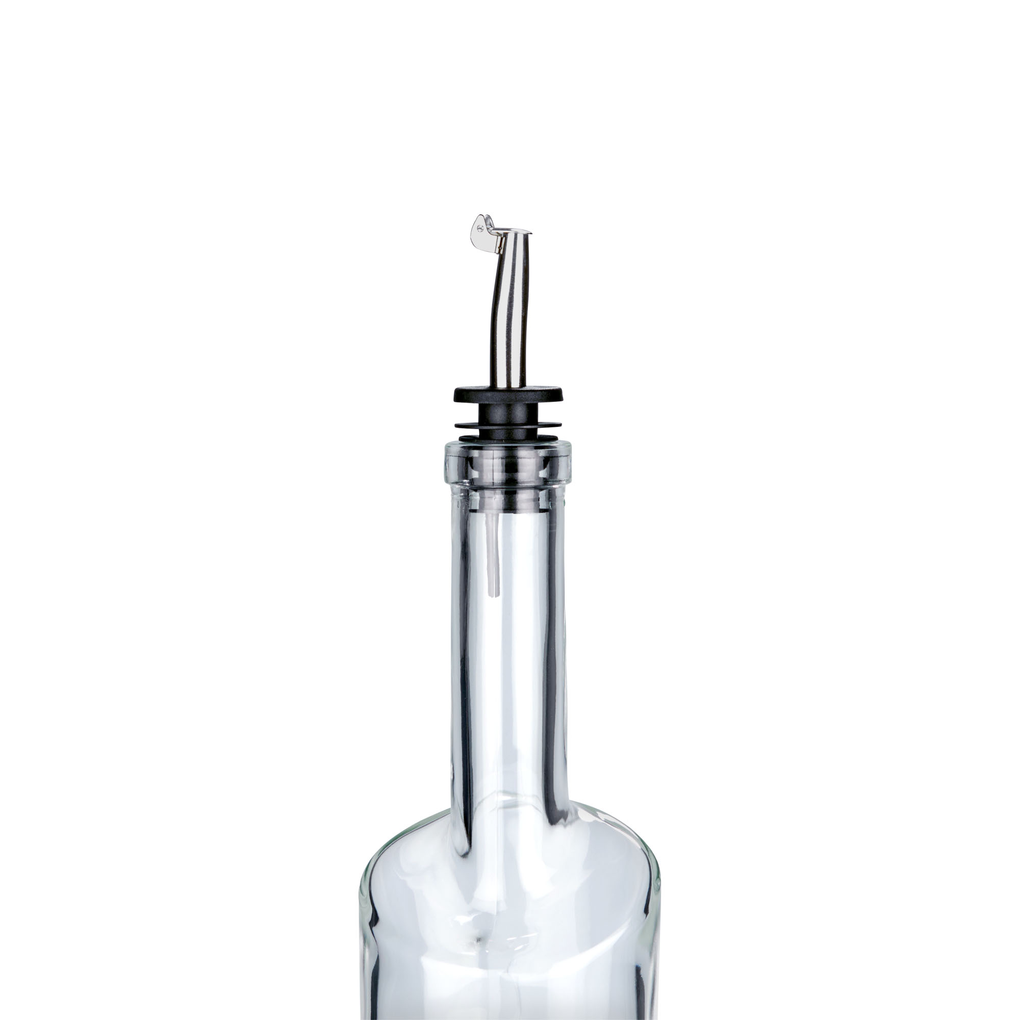 Izlivnik Inox z metalnim pokrovom, nerjaveče jeklo, srebrne barve