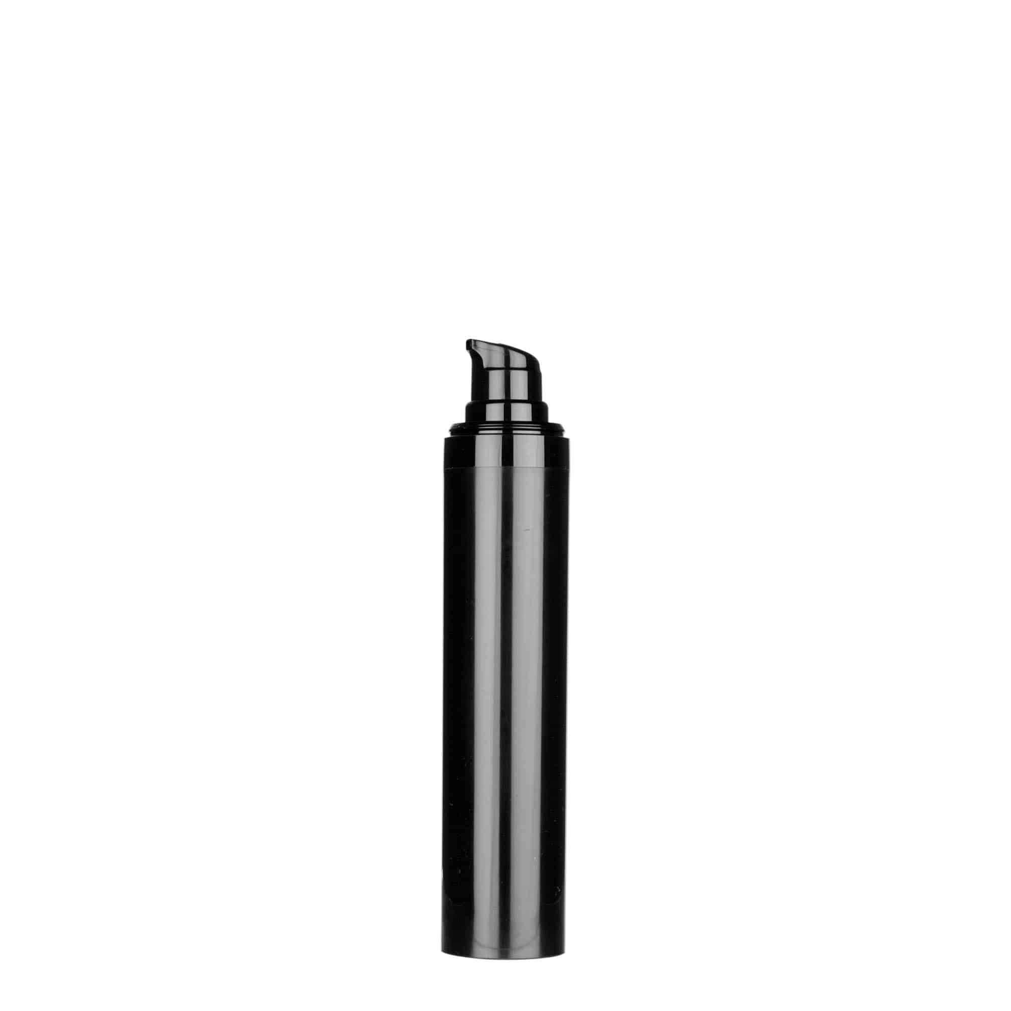 50 ml Airless dozirnik 'Micro', PP-plastika, črn