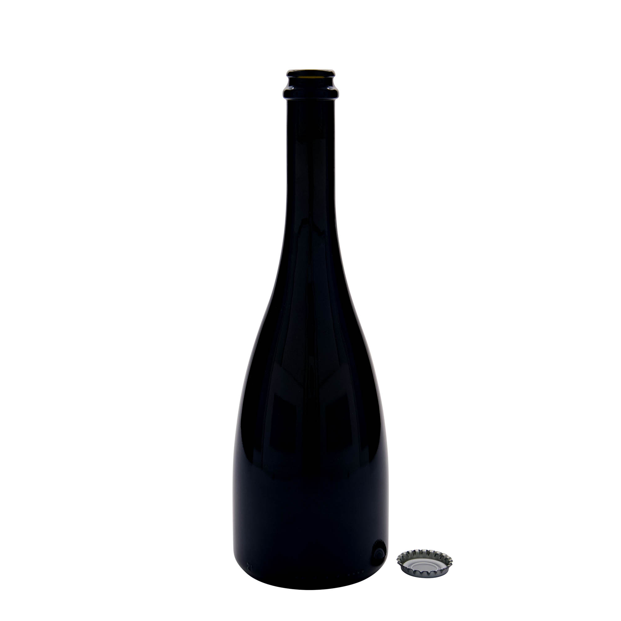 750 ml steklenica za pivo/šampanjec 'Tosca', steklo, starozeleno, odprtina: kronkapa 750 ml steklenica za pivo/šampanjec 'Tosca', steklo, starozeleno, odprtina: kronkapa