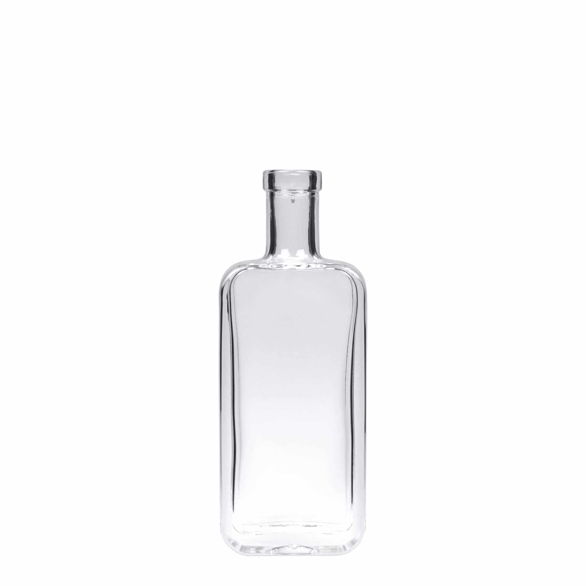 100 ml steklena steklenica »Nice«, pravokotna, ustje: pluta