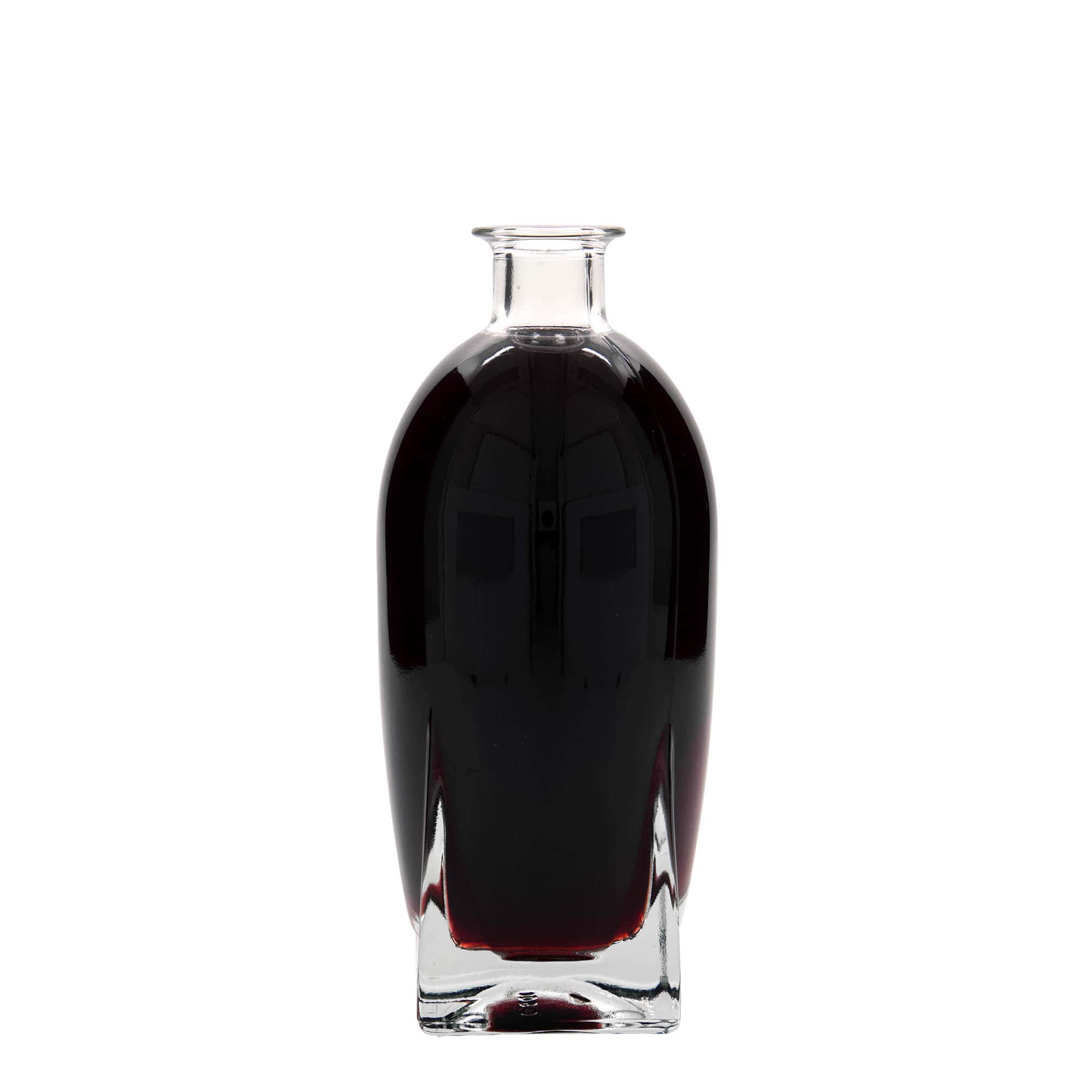 500 ml steklenica 'Zino', kvadratna, odprtina: zamašek