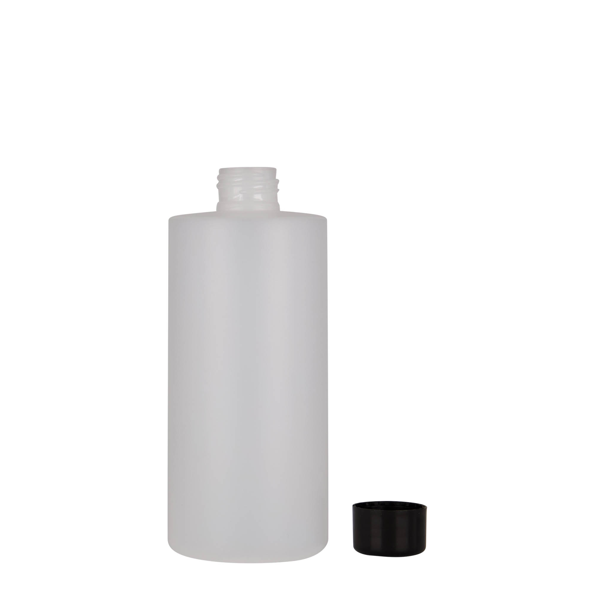 300 ml plastična steklenica 'Pipe', HDPE, bela, odprtina: 24/410