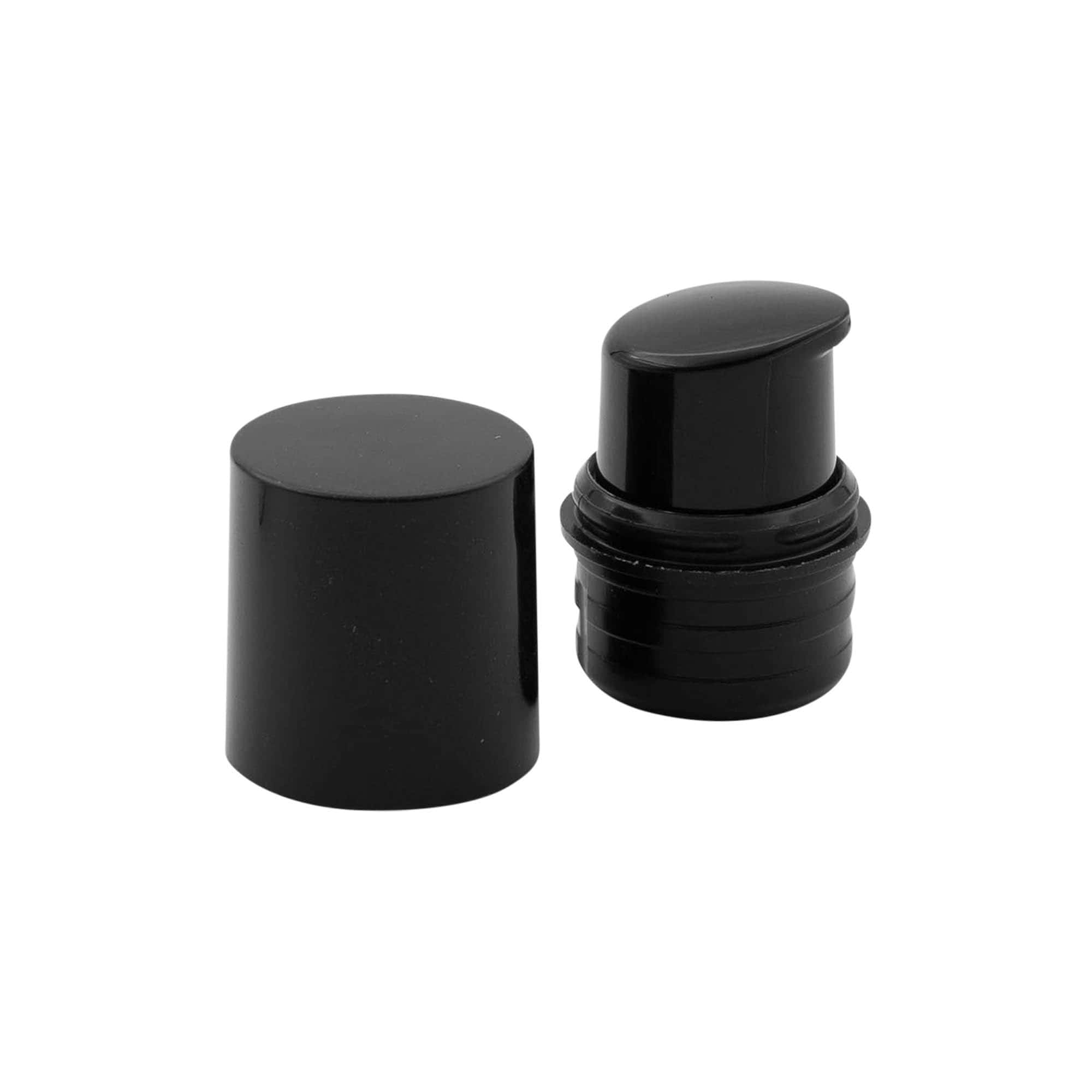 Airless-Spender Pumpkopf 'Nano', PP-Kunststoff, schwarz