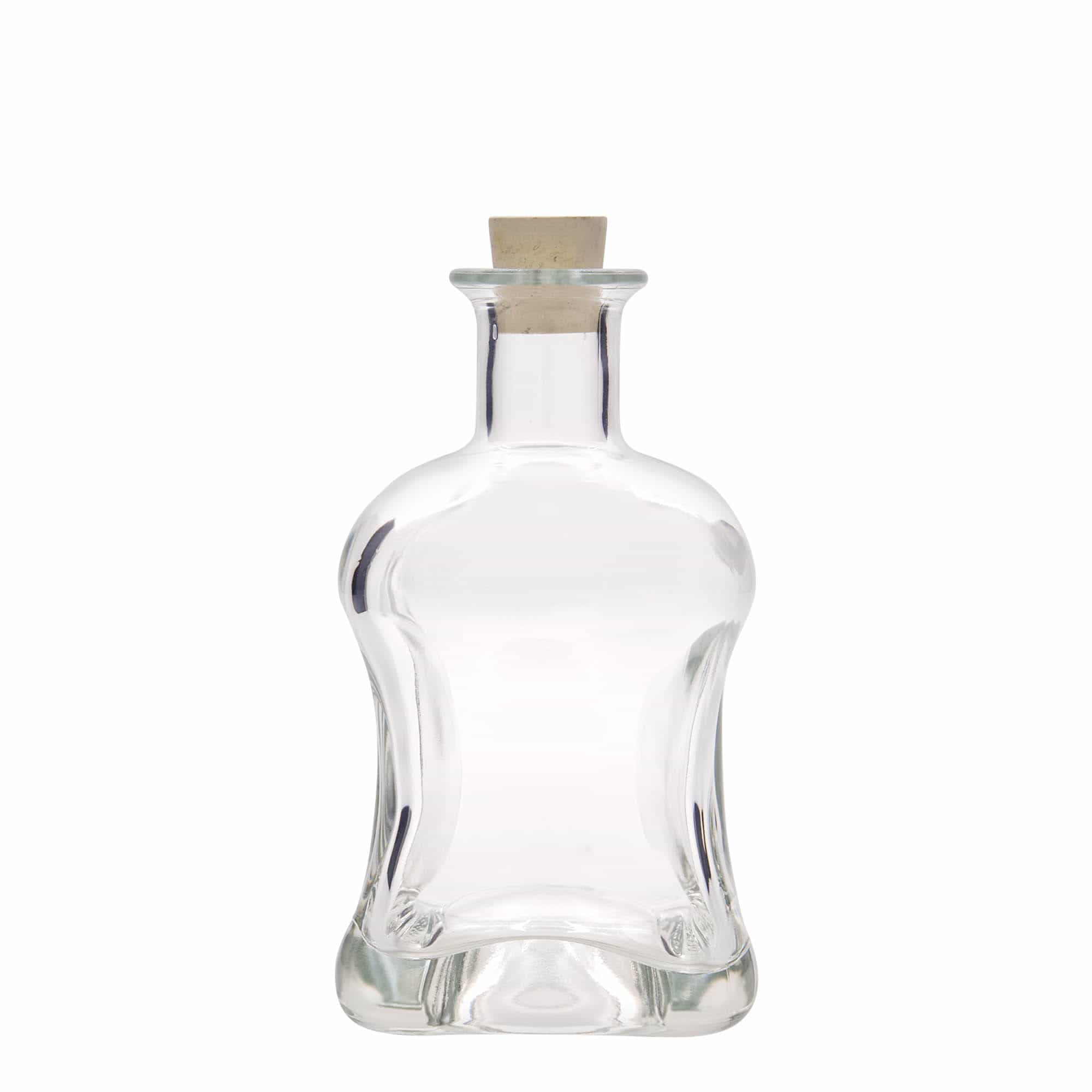 500 ml steklena steklenica »Dublin«, kvadratna, ustje: pluta