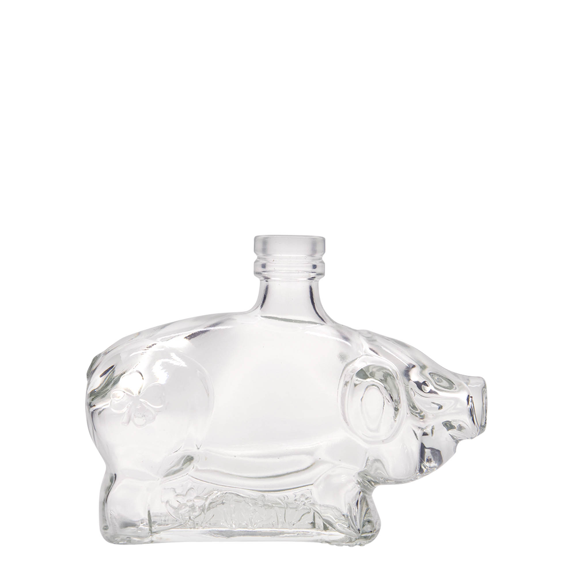 200 ml steklenička »Srečni prašiček«, odprtina: pluta