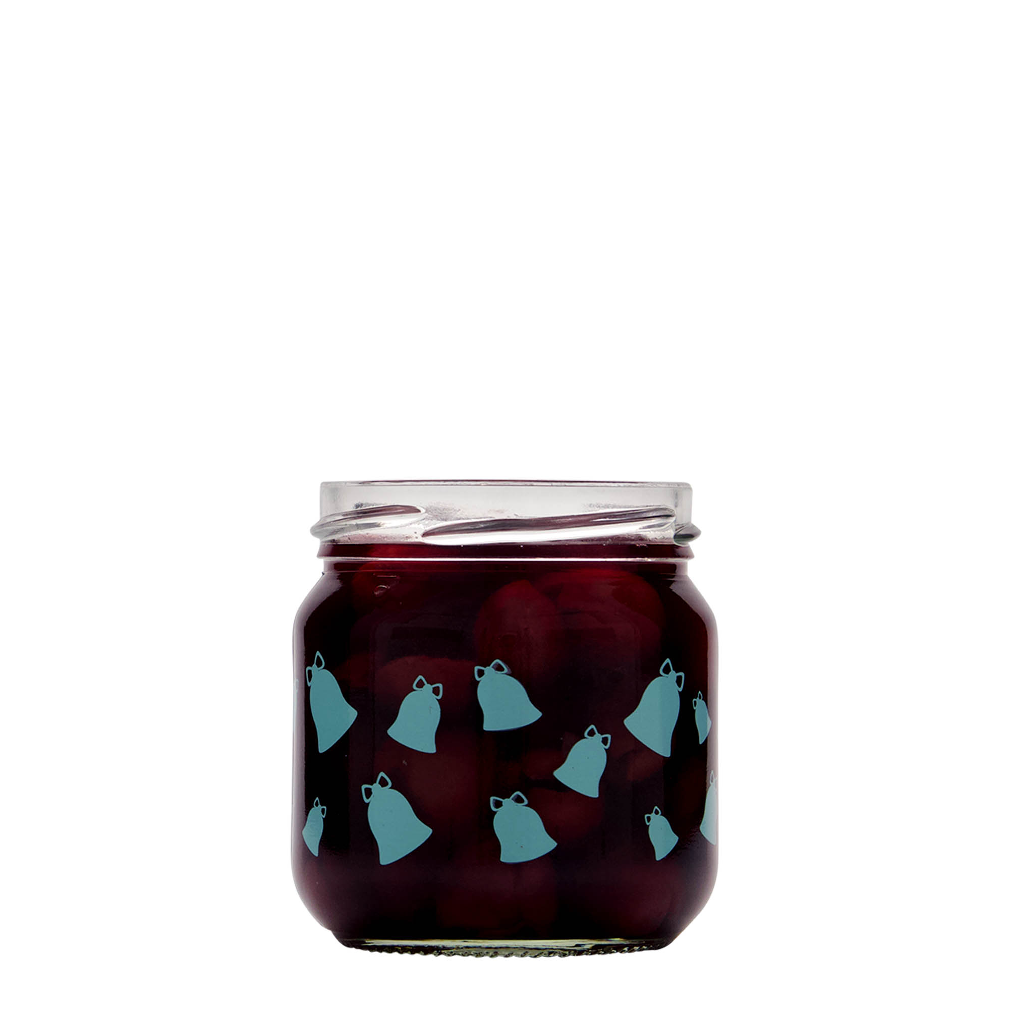 212 ml okrogla steklenica, motiv: Kling, zvonček, odprtina: Twist-Off (TO 66)