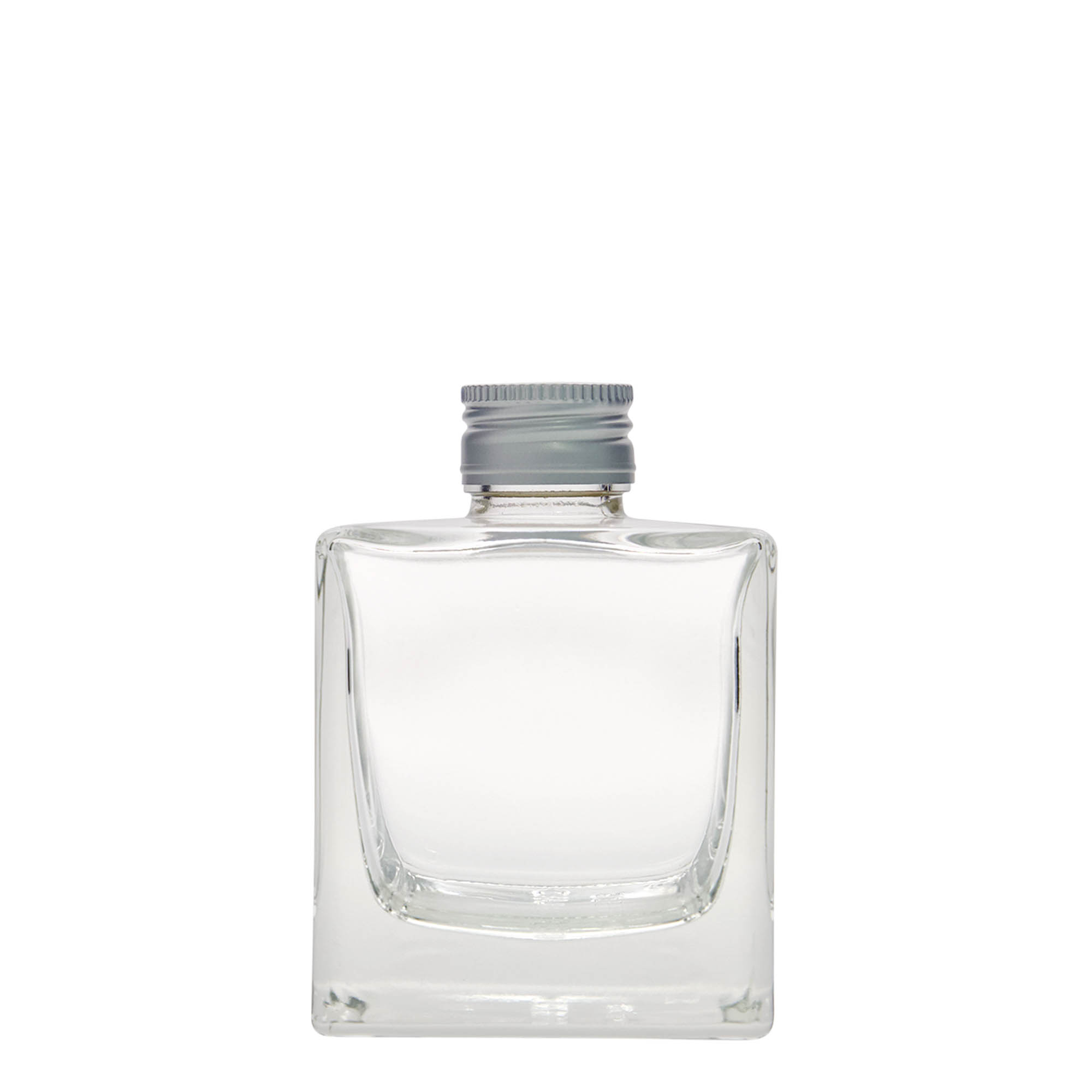 200 ml steklenička 'Cube', kvadratna, odprtina: PP 28