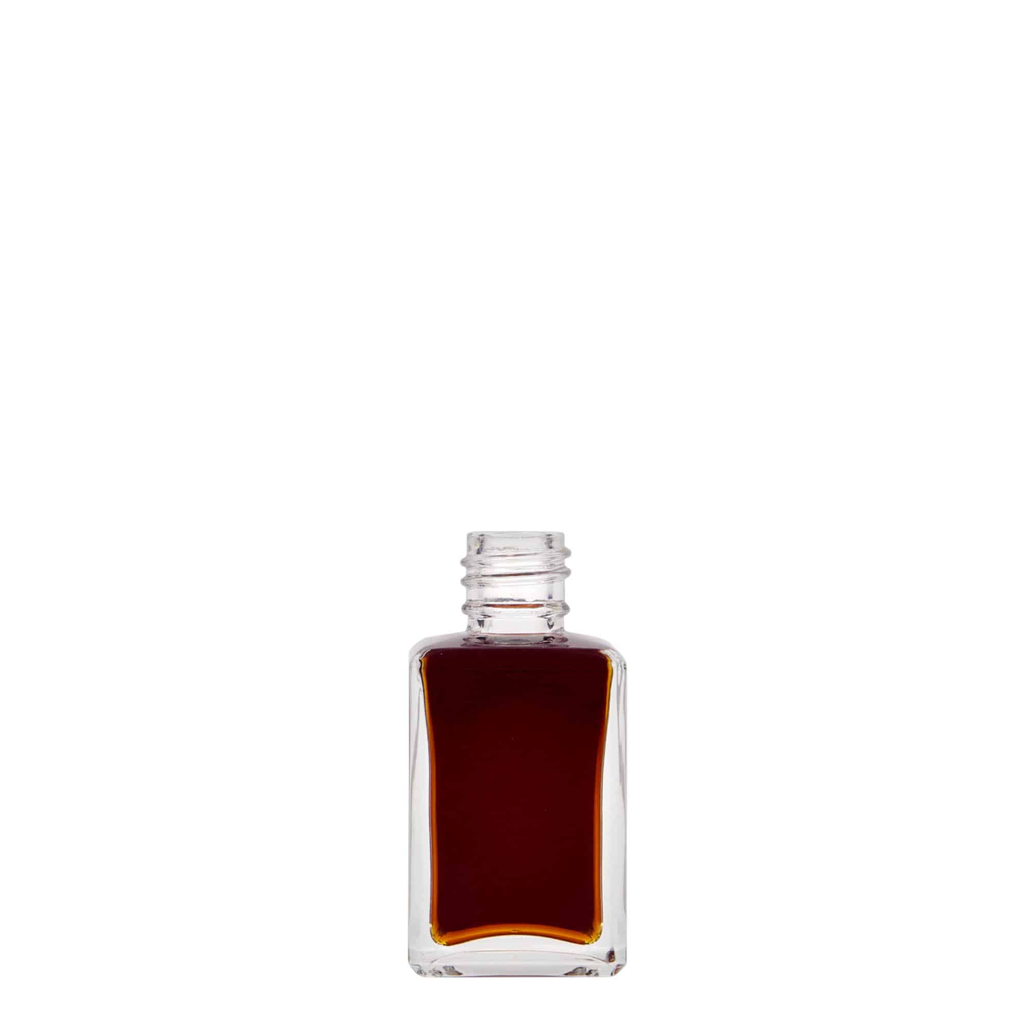 30 ml steklena steklenica »Tamme«, kvadratna, ustje: PP 18