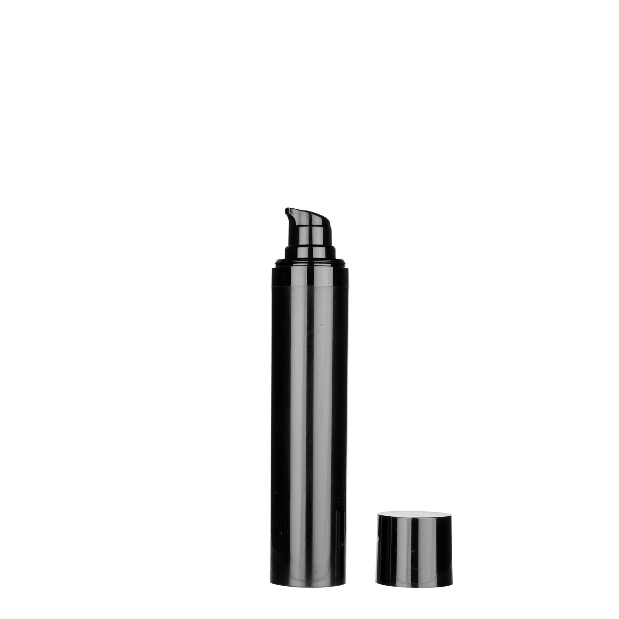 50 ml Airless dozirnik 'Micro', PP-plastika, črn