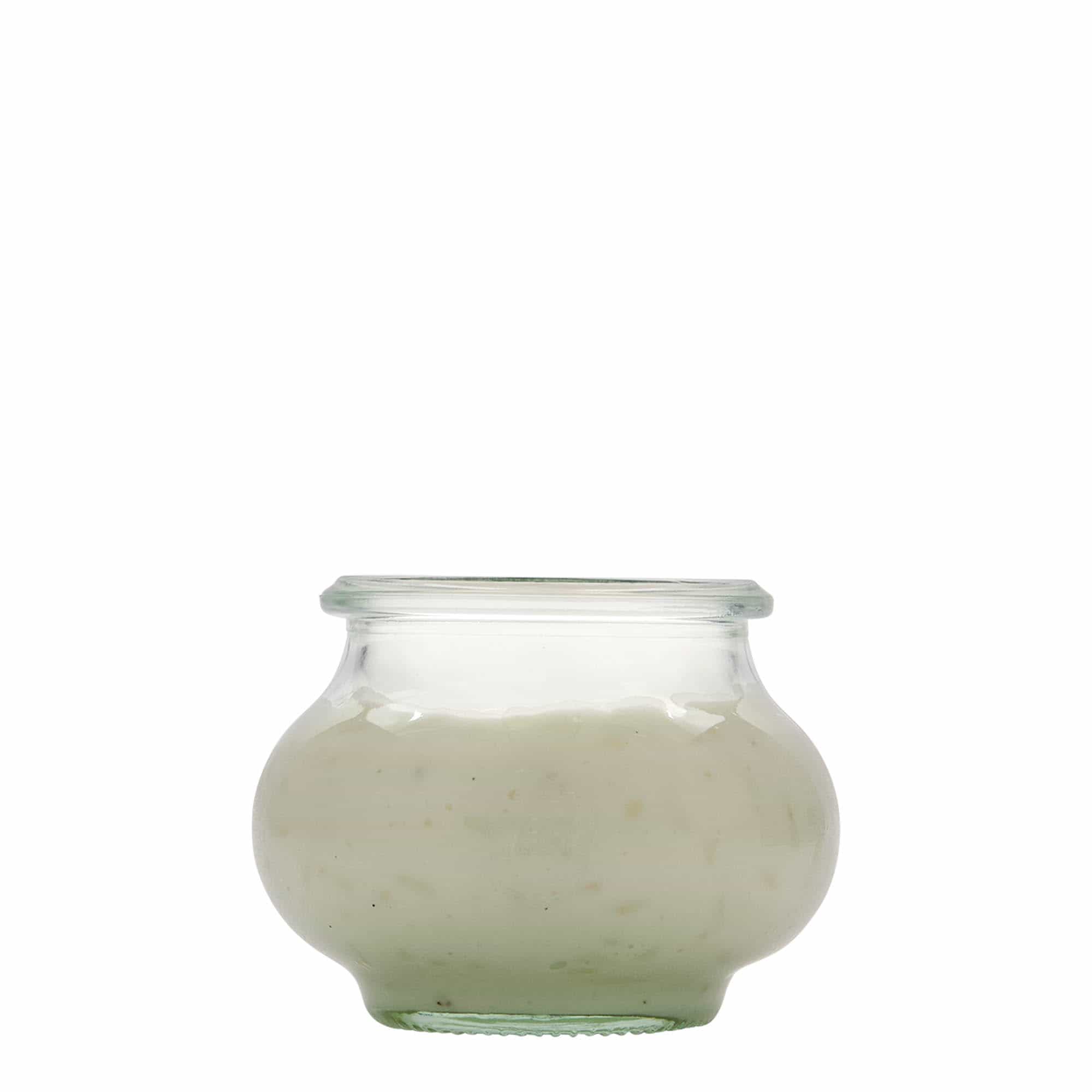 220 ml okrasna steklenica WECK, ustje: Okrogel rob