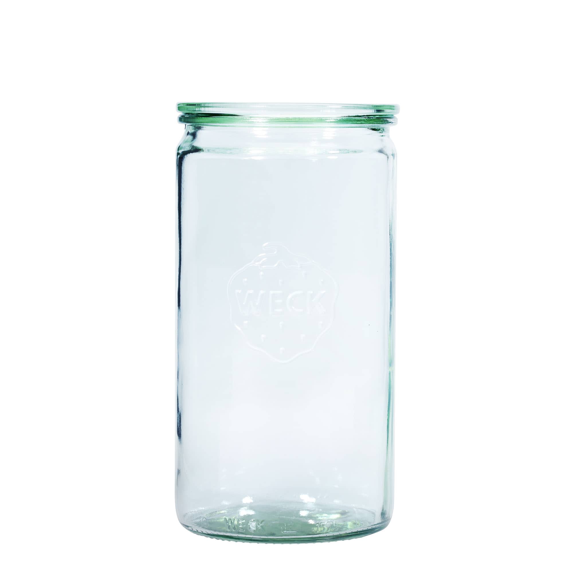 1575 ml cilindrični kozarec WECK, ustje: Okrogel rob