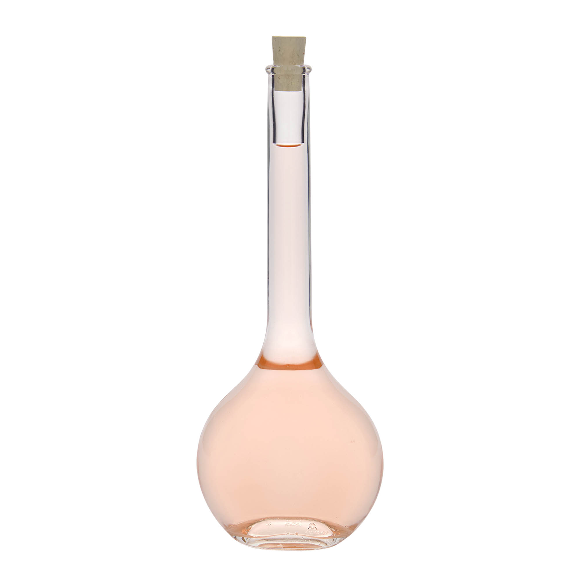 500 ml steklenica 'Contessa', ovalna, odprtina: zamašek iz plute 500 ml steklenica 'Contessa', ovalna, odprtina: zamašek iz plute