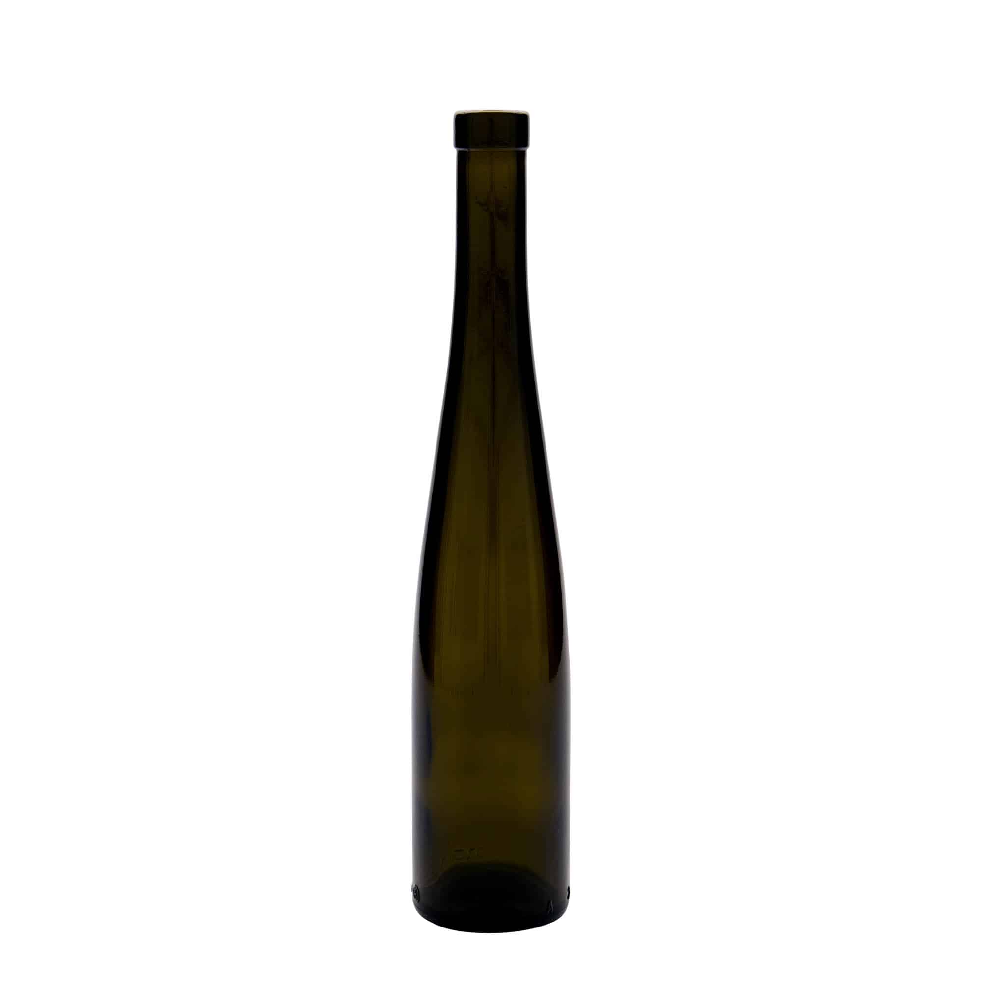375 ml steklena steklenica »Za vino«, antično zelena, ustje: pluta 375 ml steklena steklenica »Za vino«, antično zelena, ustje: pluta