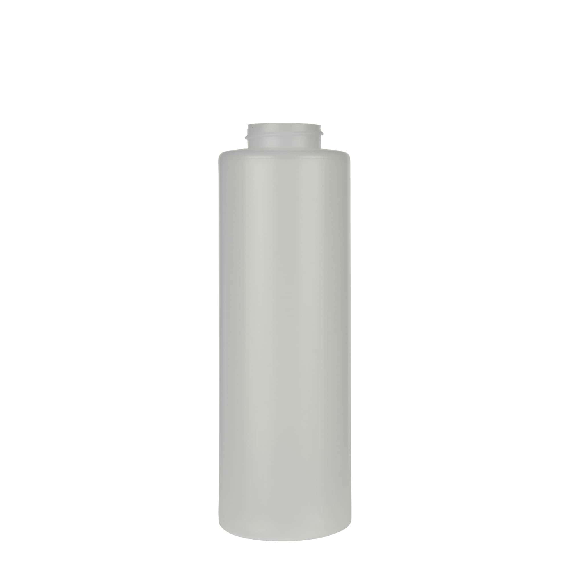 500 ml steklenička za omake, LDPE plastika, naravna, odprtina: 38/400