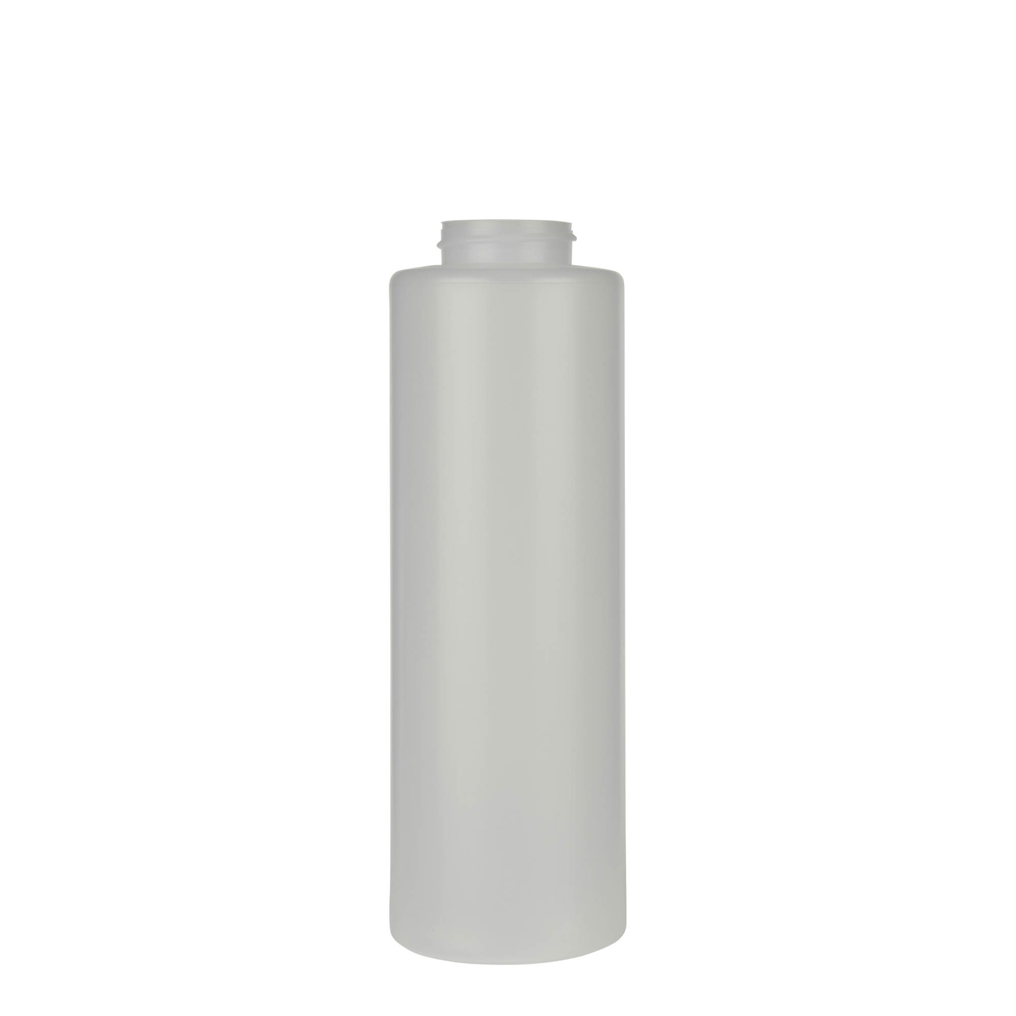 500 ml steklenička za omake, LDPE plastika, naravna, odprtina: 38/400