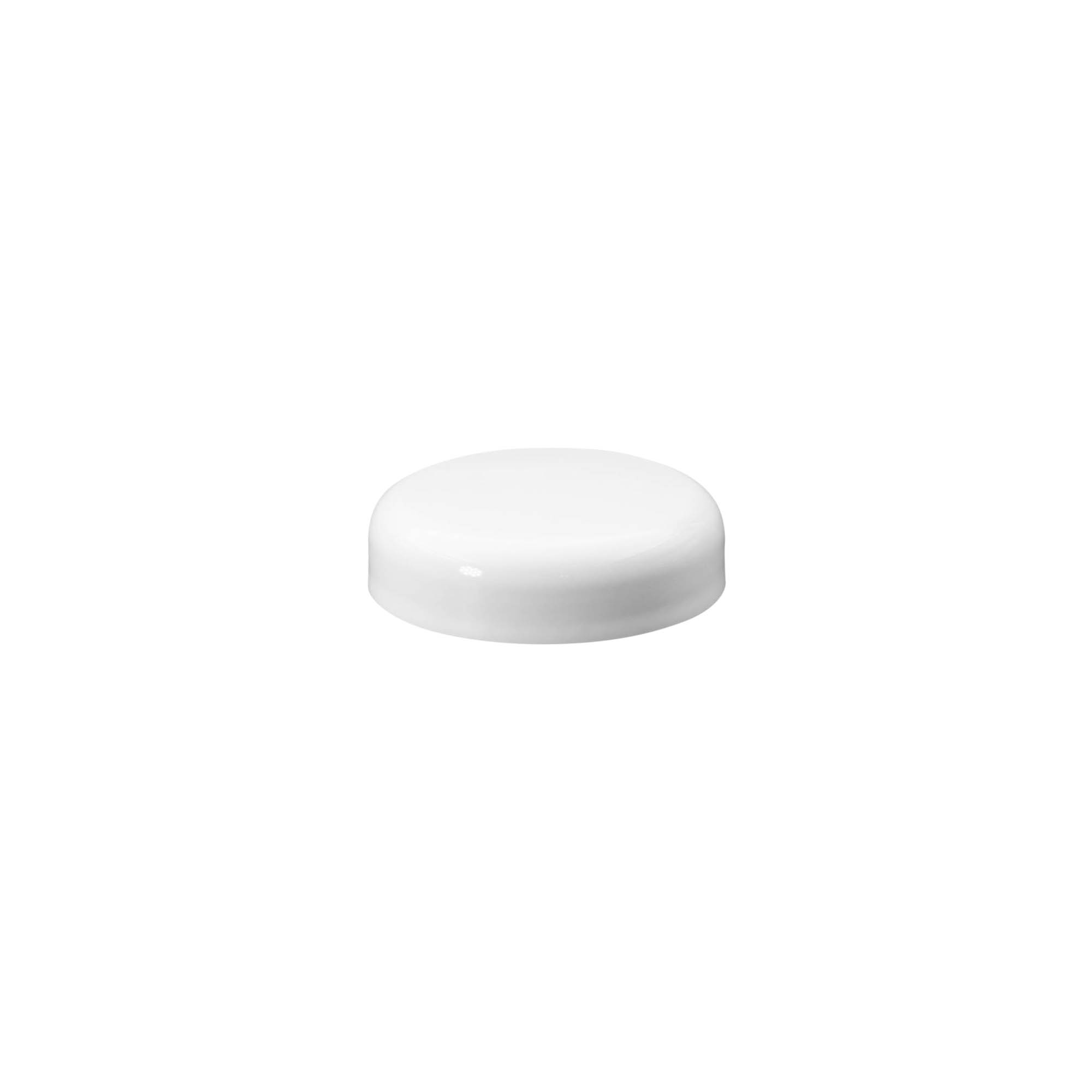 Navojni zamašek za 30 ml 'Bianca', PP-plastika, bel