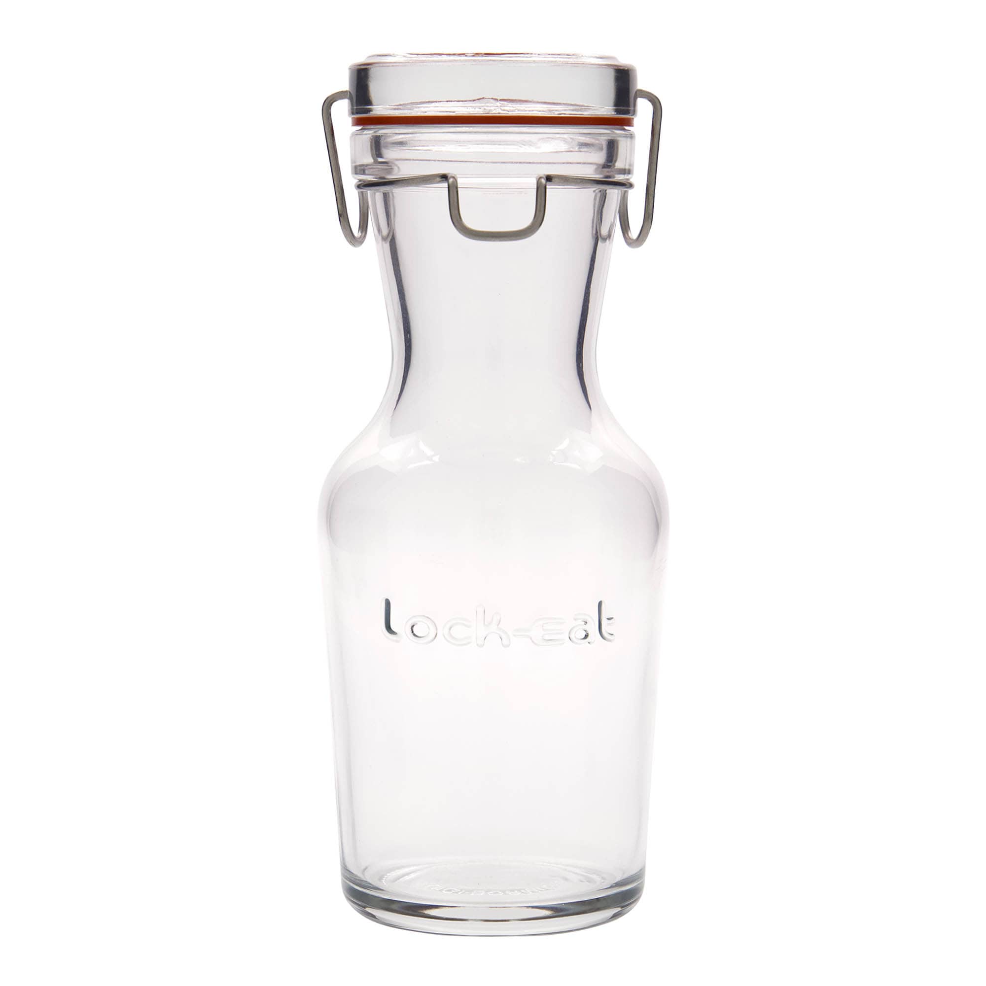 500 ml steklena karafa 'Lock-Eat', odprtina: zapiranje z žično sponko
