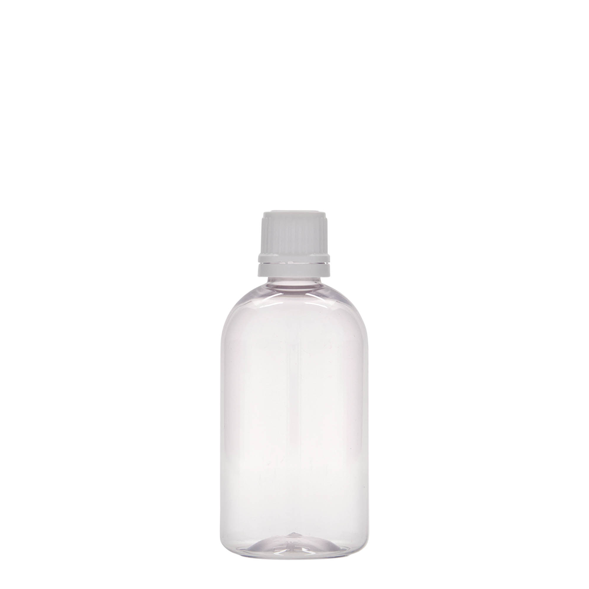 100 ml PET-medicinska steklenička 'Easy Living', plastika, odprtina: DIN 18