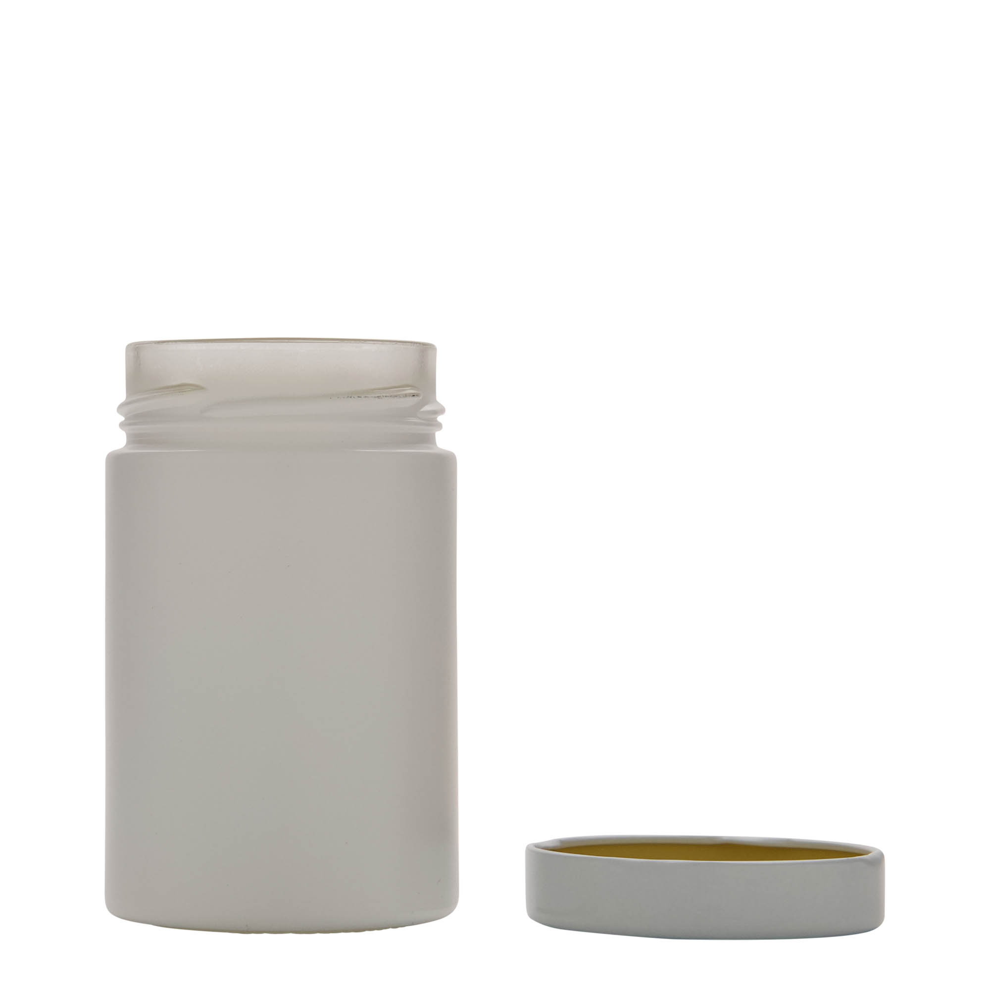 327 ml okrogla steklenica 'Aurora', bela, odprtina: Deep-Twist-Off (DTO 66) 327 ml okrogla steklenica 'Aurora', bela, odprtina: Deep-Twist-Off (DTO 66)