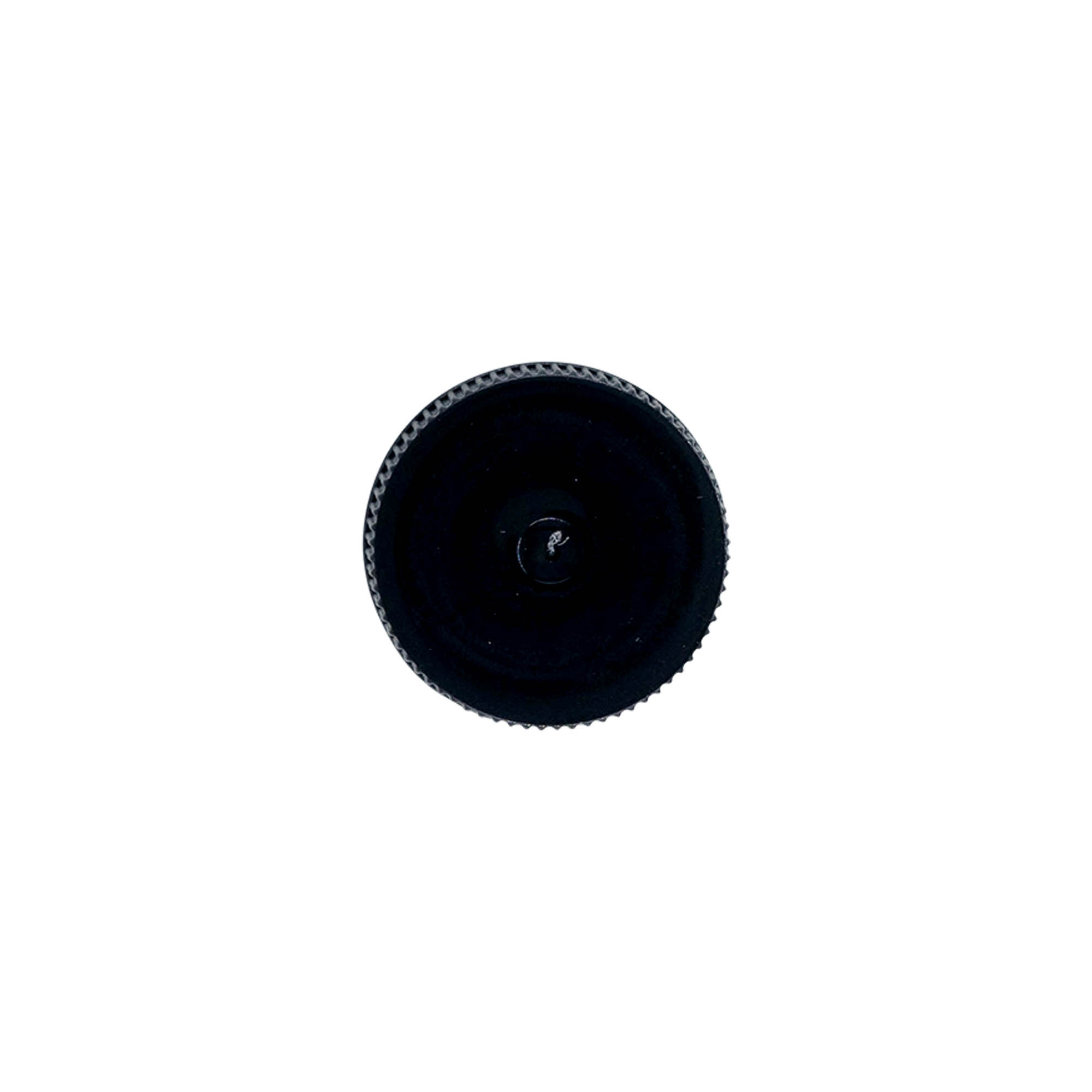 Vijak z EPE vložkom, plastični PE, črne barve, za odprtino: DIN 25 Vijak z EPE vložkom, plastični PE, črne barve, za odprtino: DIN 25