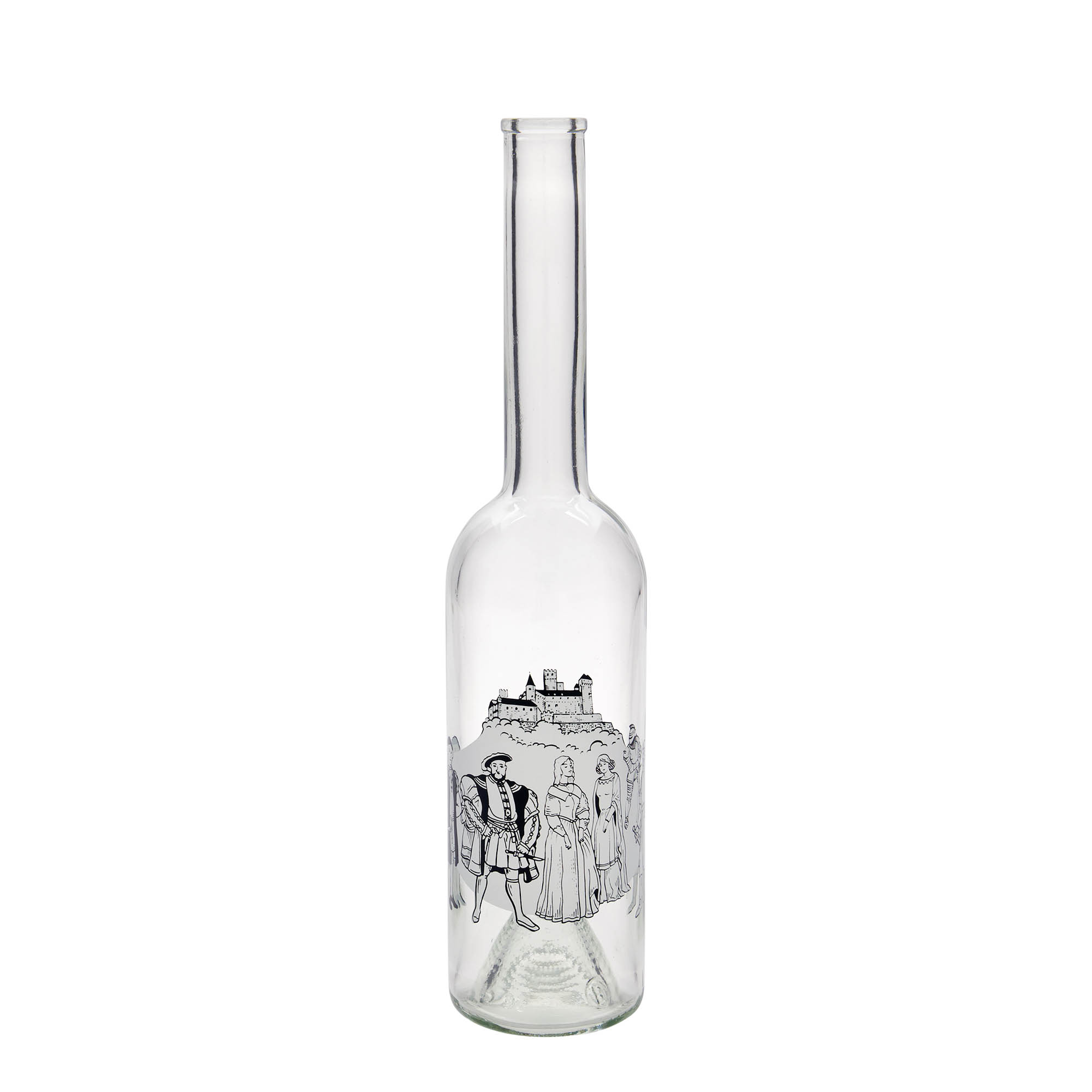 500 ml steklenica 'Opera', motiv: srednji vek, odprtina: pluta 500 ml steklenica 'Opera', motiv: srednji vek, odprtina: pluta