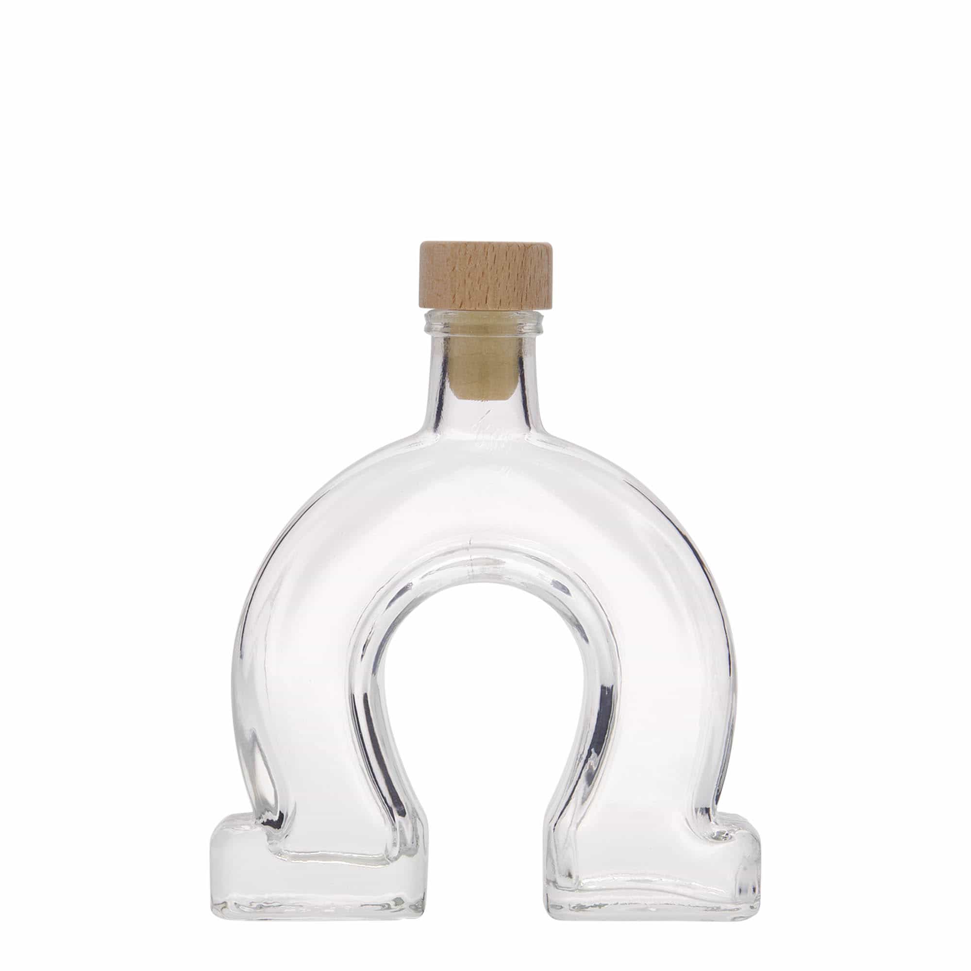 100 ml steklena steklenica »Podkev«, ustje: pluta