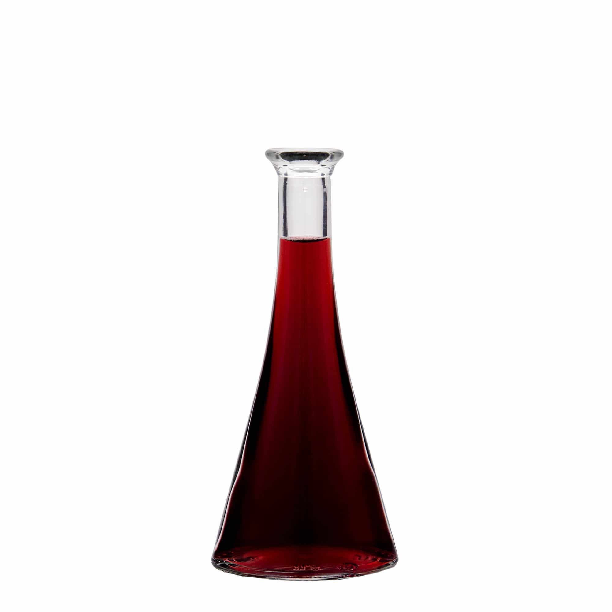 100 ml steklena steklenica »Veronica«, polokrogla, ustje: pluta