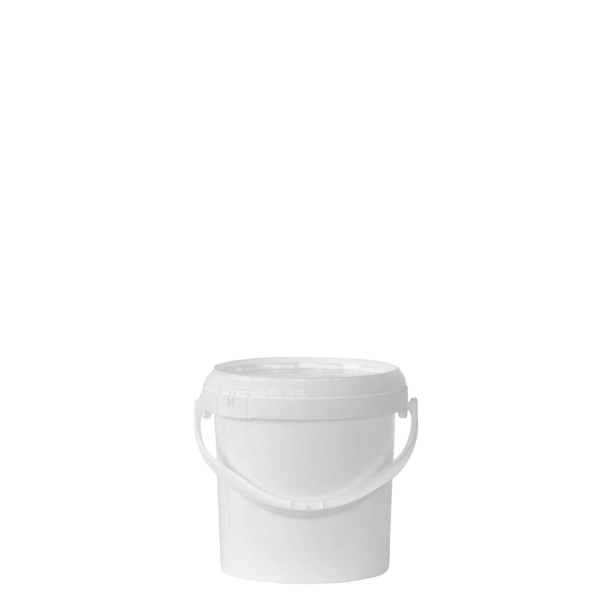 1 l vedro, PP-plastika, belo