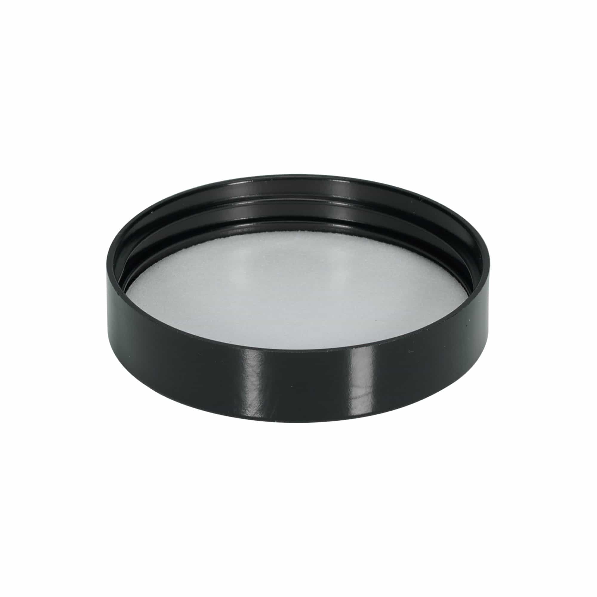 Navojni zamašek za 120 ml »Brown Line«, plastika HPM, črna