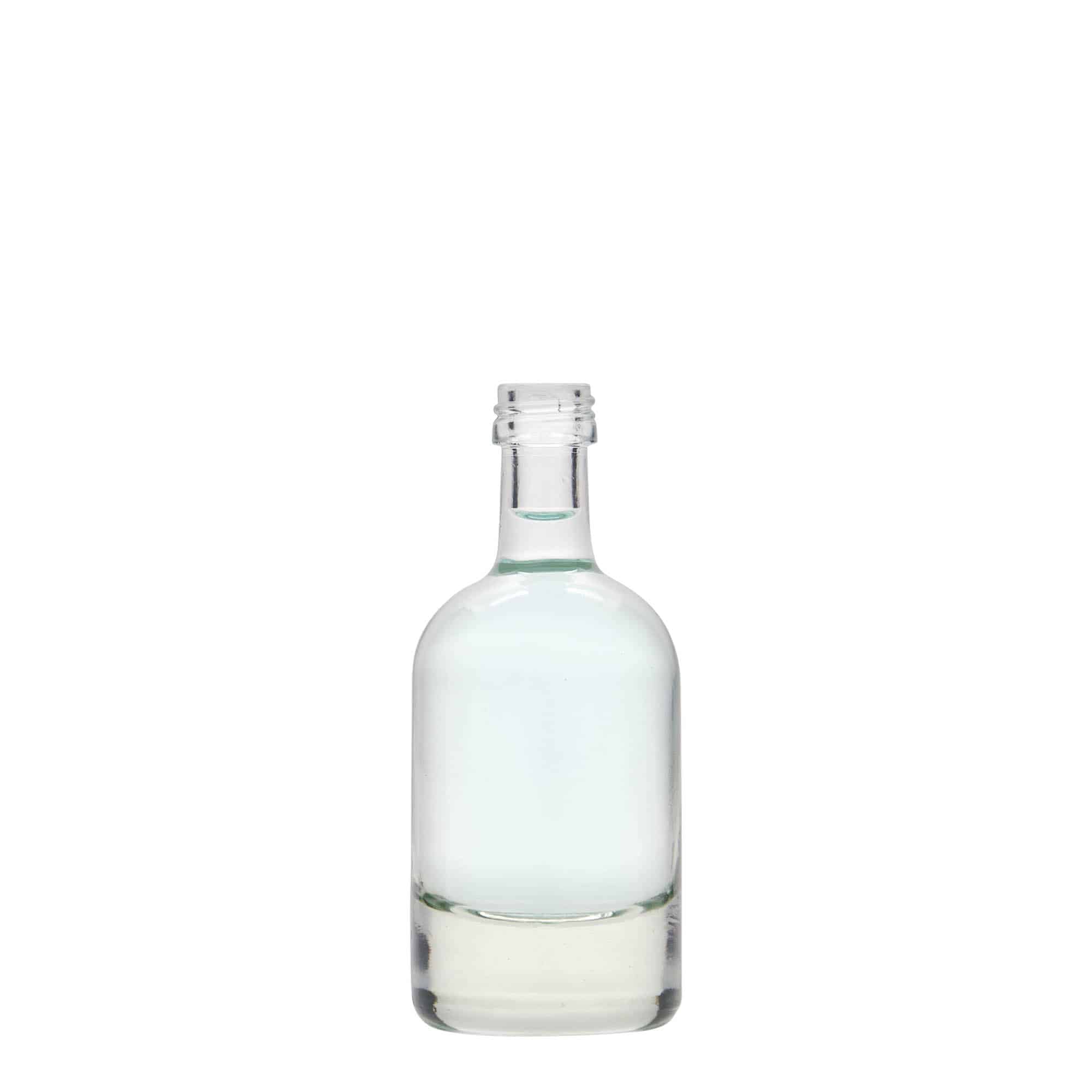 50 ml steklena steklenica »Linea Uno«, ustje: PP 18