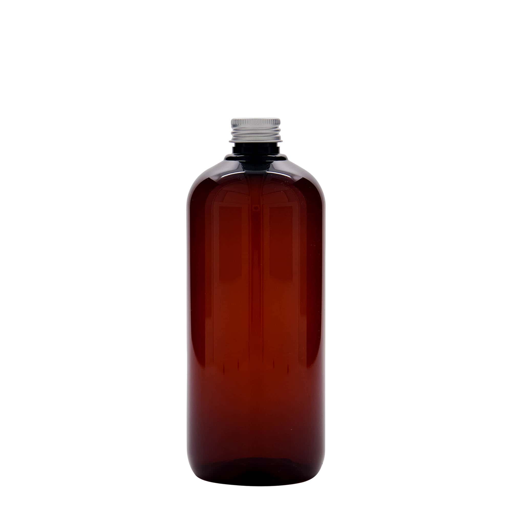 500 ml reciklirana plastična steklenica 'Victor's Best', PCR, rjava, odprtina: 24/410