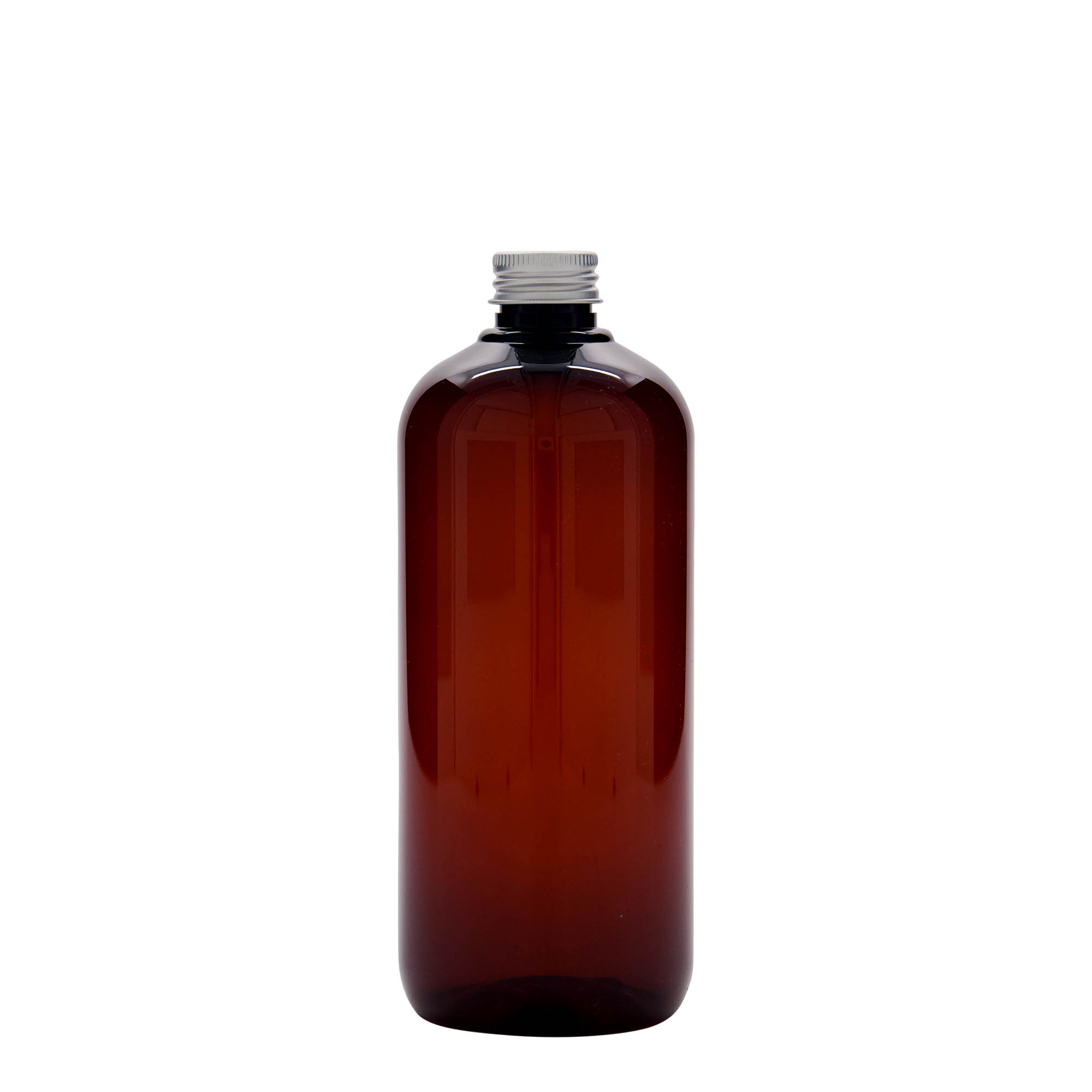 500 ml reciklirana plastična steklenica 'Victor's Best', PCR, rjava, odprtina: 24/410