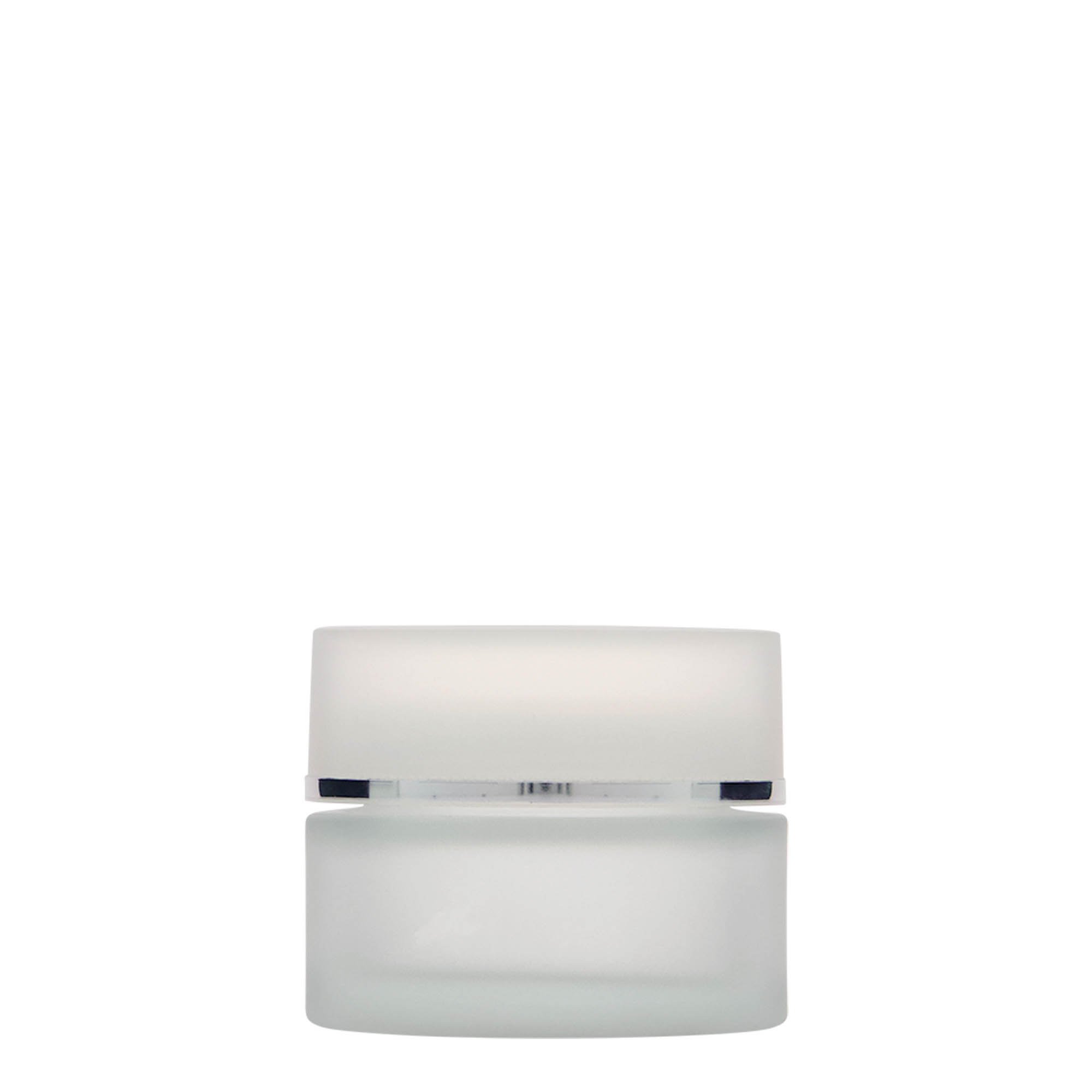 50 ml lonček 'Platin Edition', steklo, zmrznjeno, odprtina: navojni pokrov 50 ml lonček 'Platin Edition', steklo, zmrznjeno, odprtina: navojni pokrov