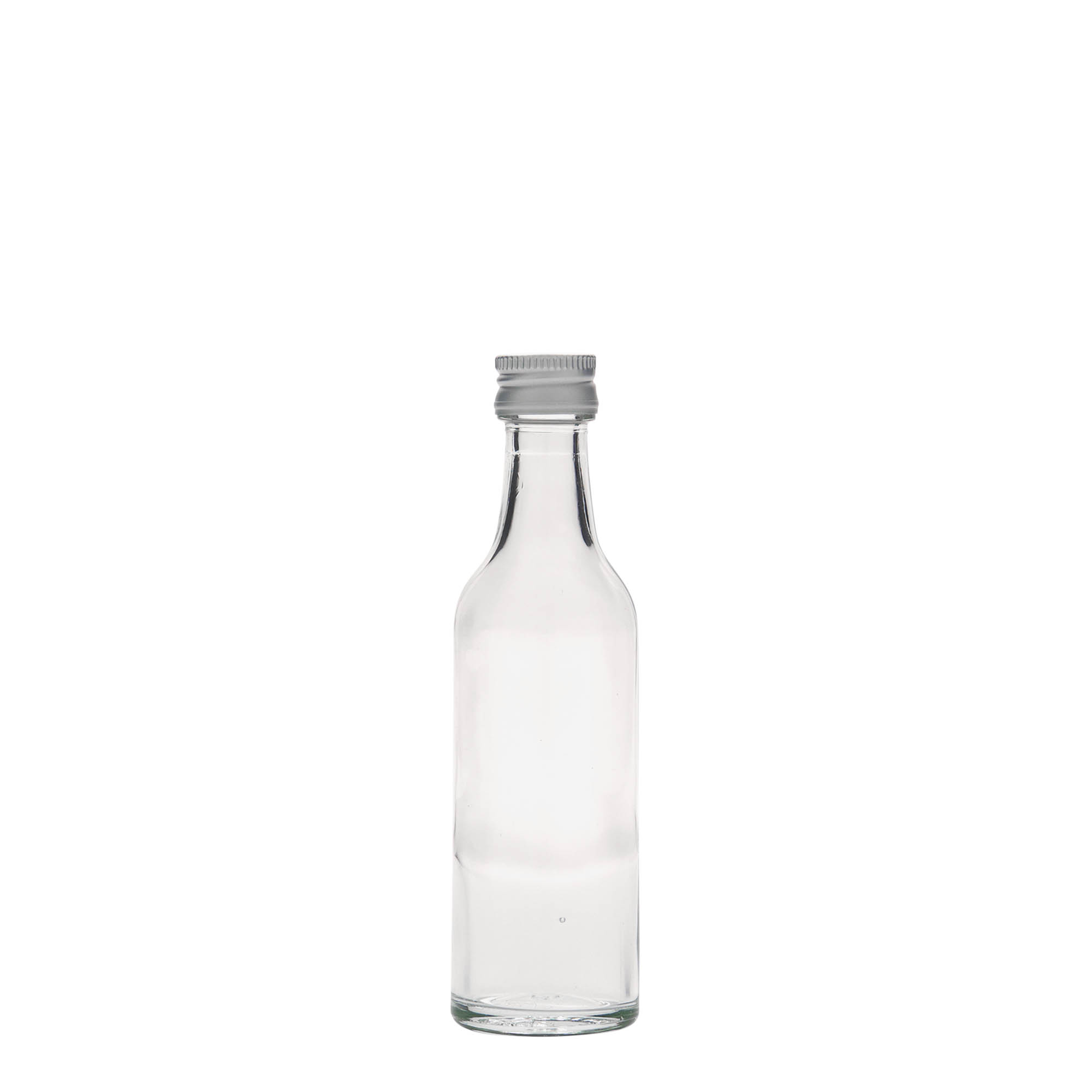 50 ml steklenička z ravnim vratom, odprtina: PP 18 50 ml steklenička z ravnim vratom, odprtina: PP 18