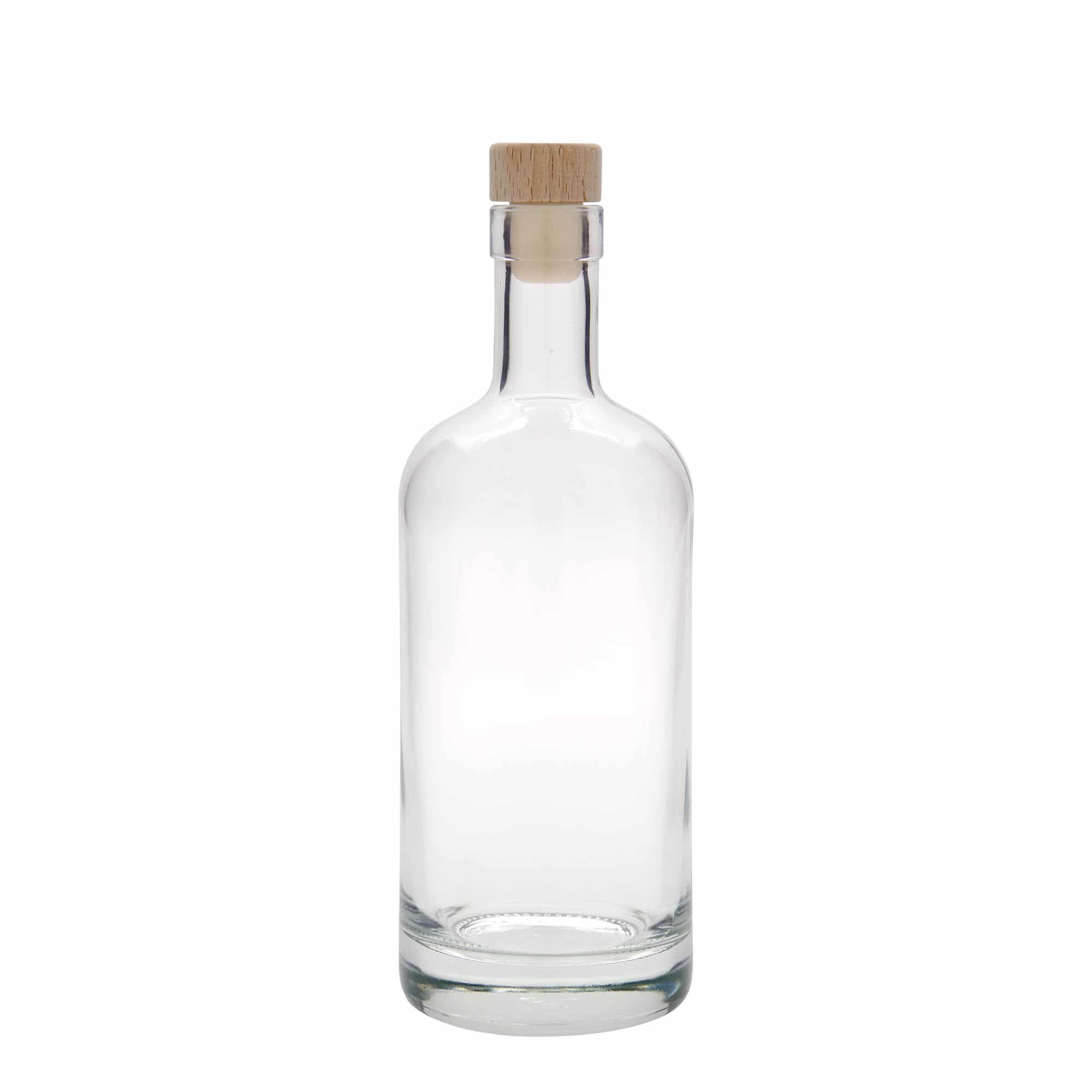 500 ml steklena steklenica »Linea Uno«, ustje: pluta