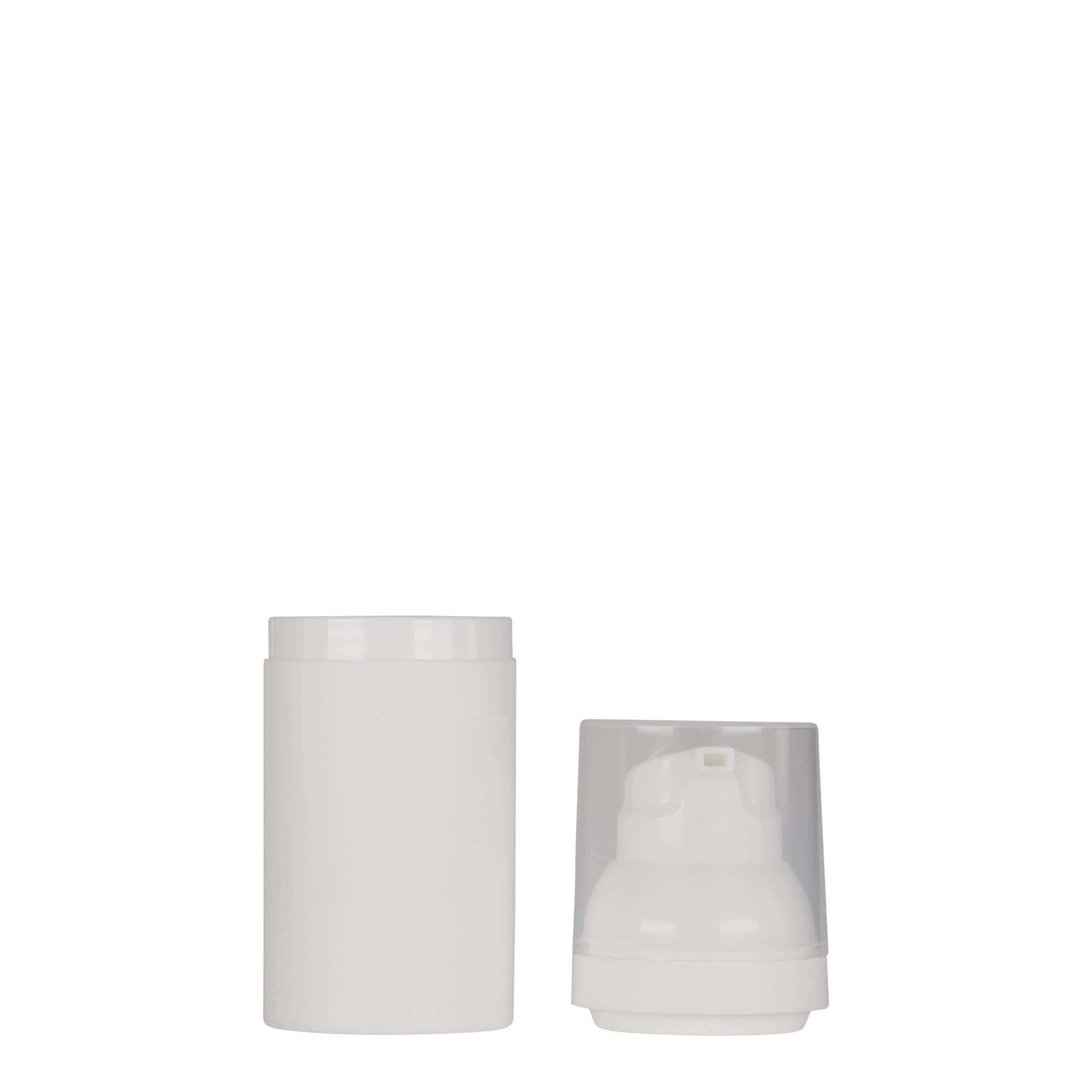 30 ml Airless dozirnik 'Mezzo', PP-plastika, bel