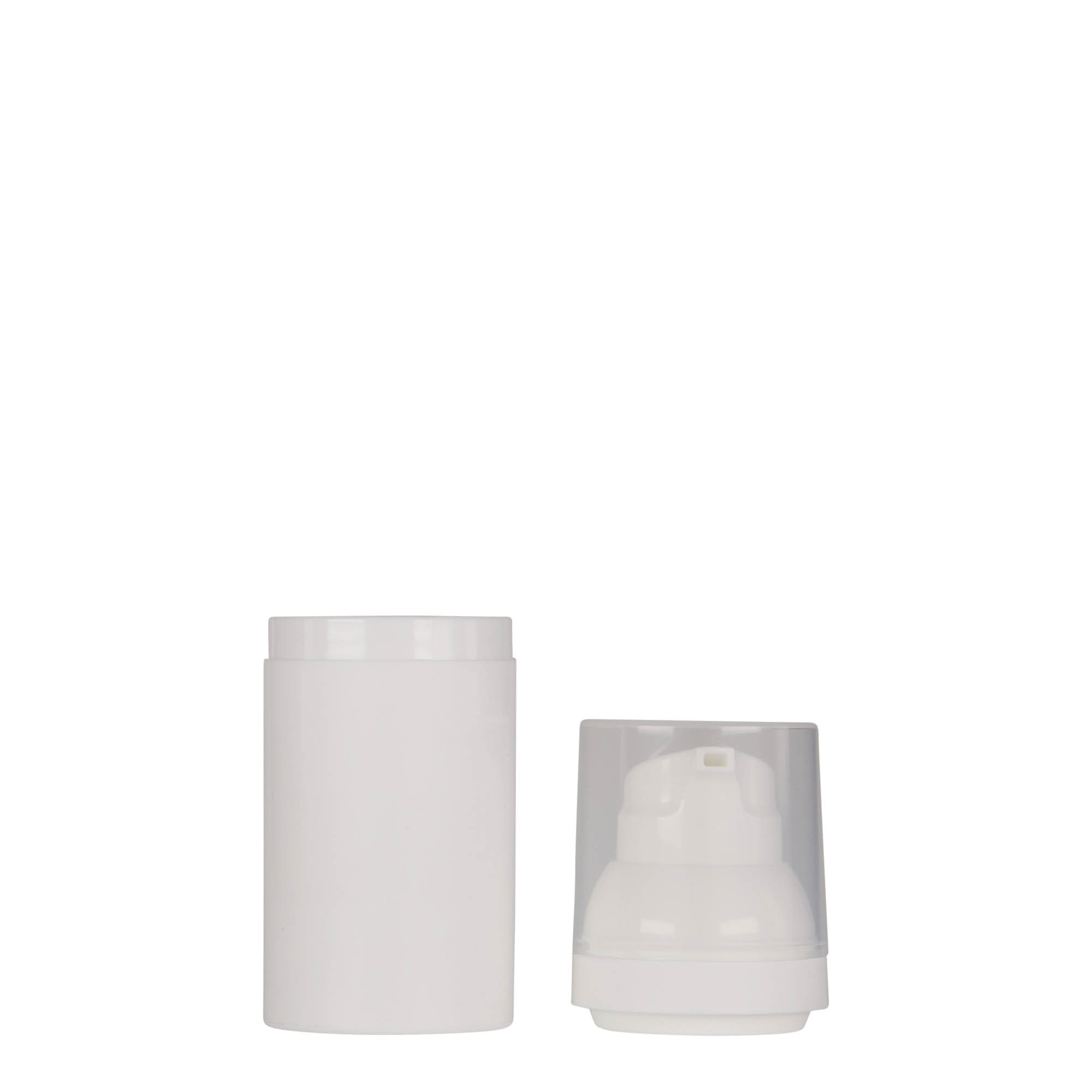30 ml Airless dozirnik 'Mezzo', PP-plastika, bel