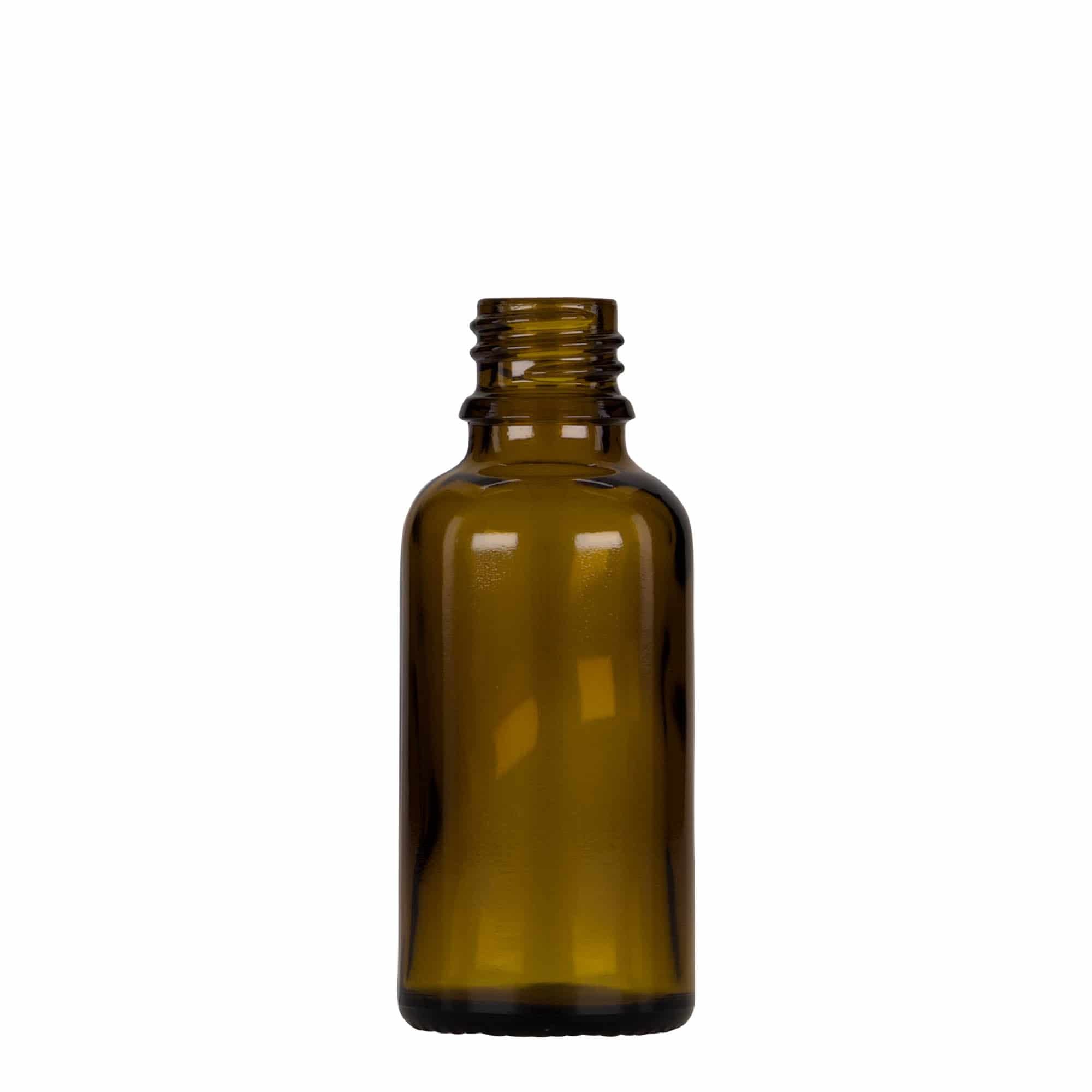 30 ml steklenička z kapalko za medicino, steklo, rjavo-črna, odprtina: DIN 18 30 ml steklenička z kapalko za medicino, steklo, rjavo-črna, odprtina: DIN 18