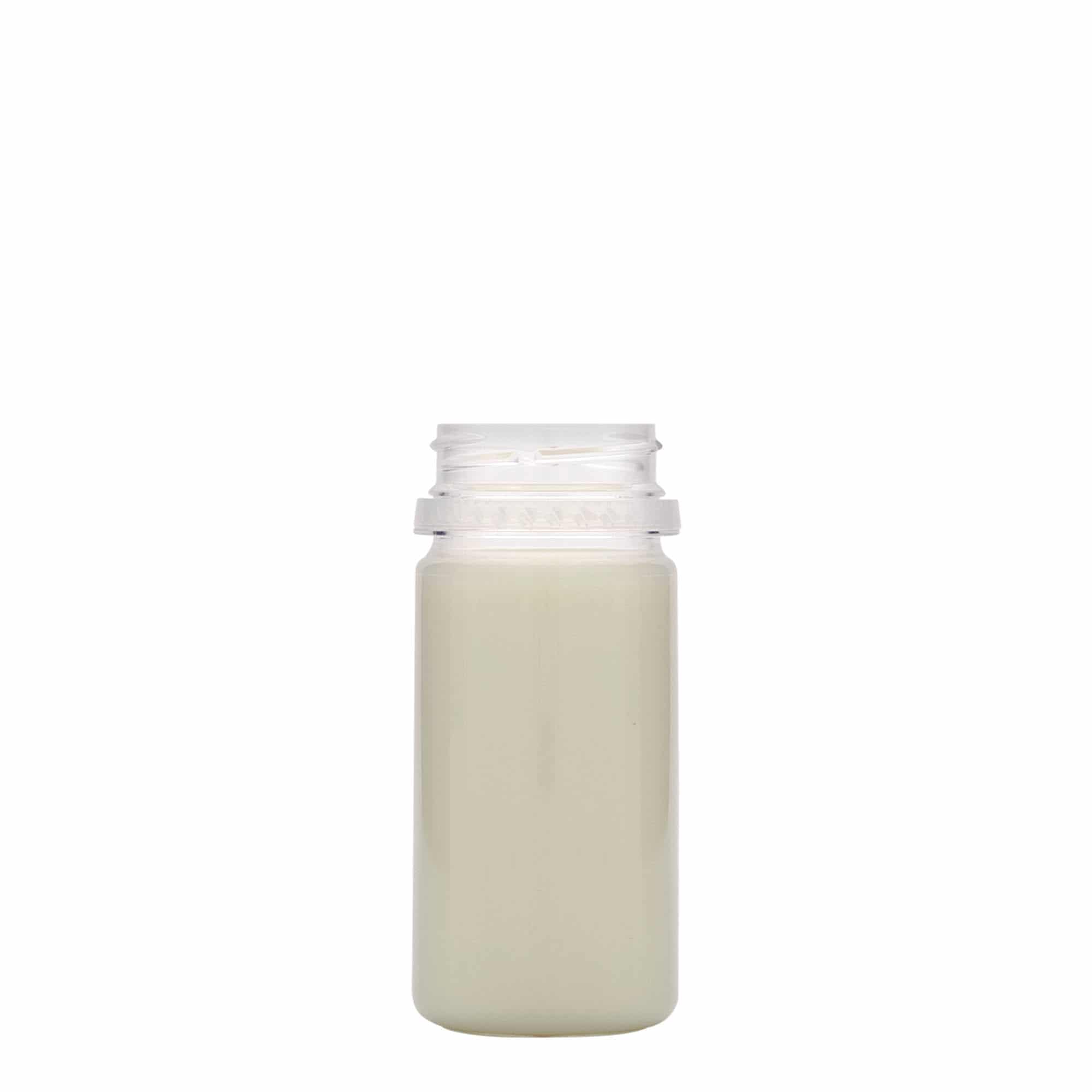 100 ml steklenica iz PET plastike »Everytime«, plastika, ustje: 38 mm